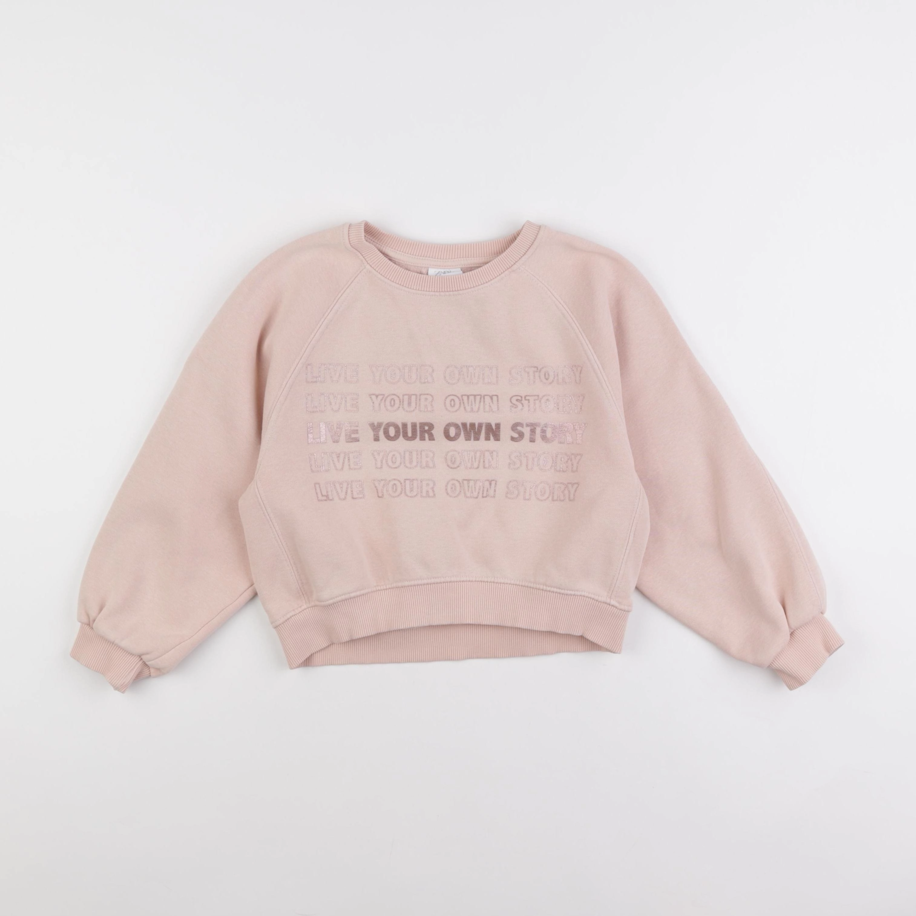 Zara - sweat rose - 7 ans