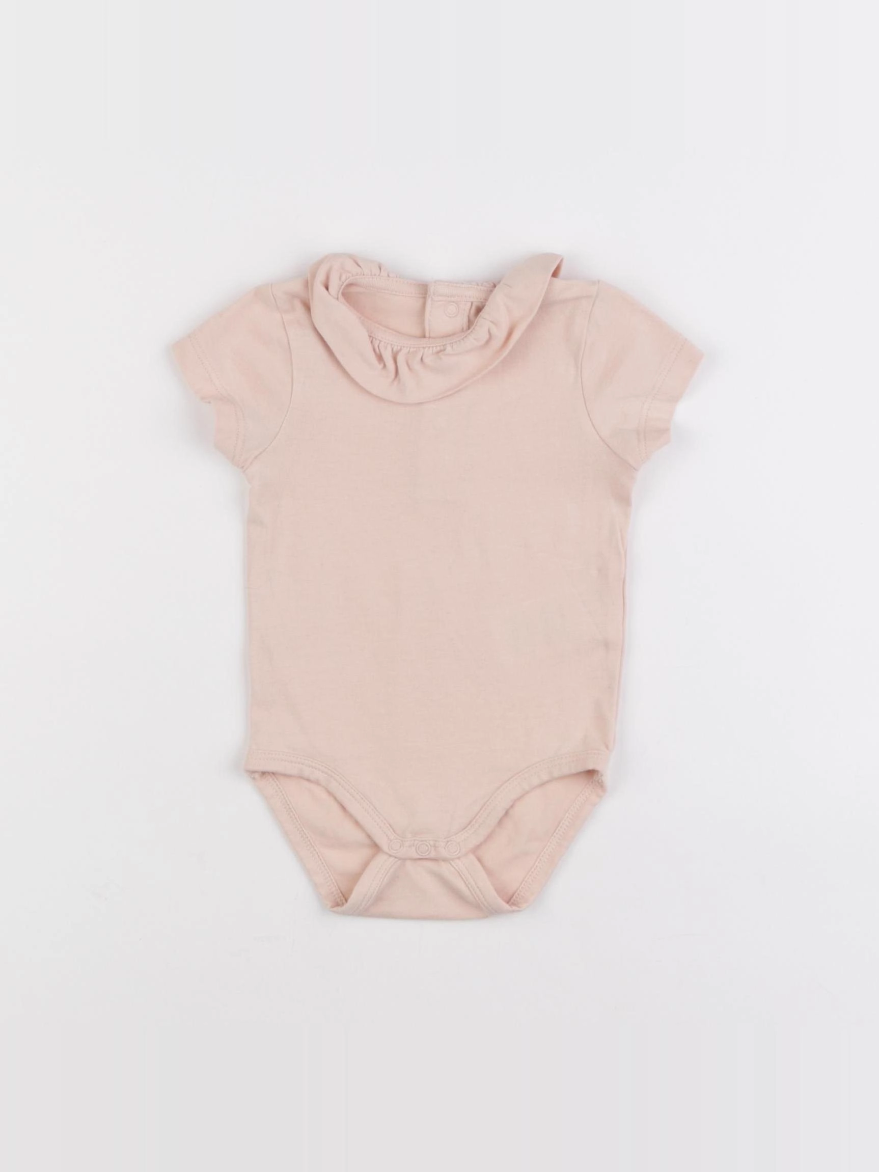 Vertbaudet - body à col rose - 3 mois