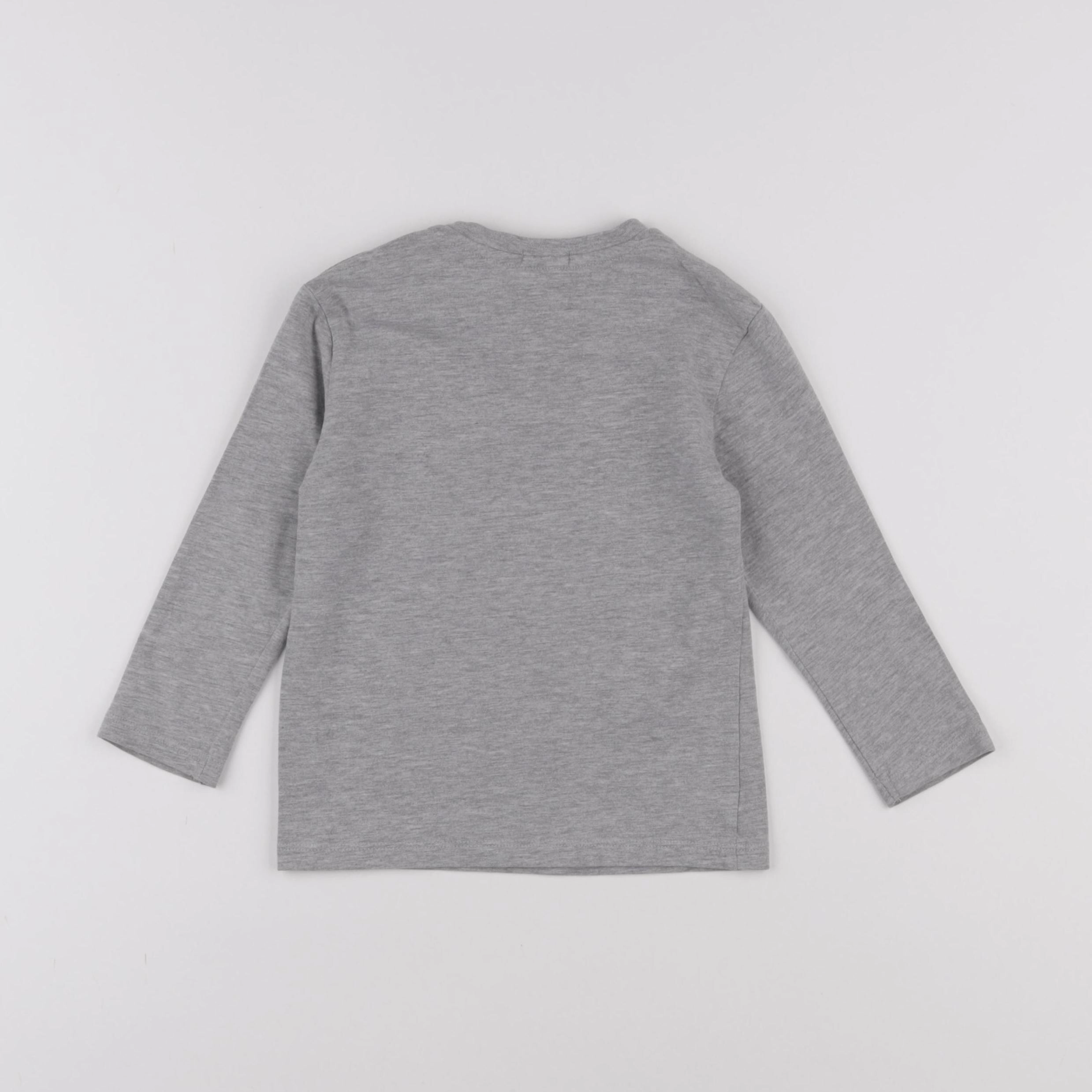 IKKS - tee-shirt gris - 2 ans