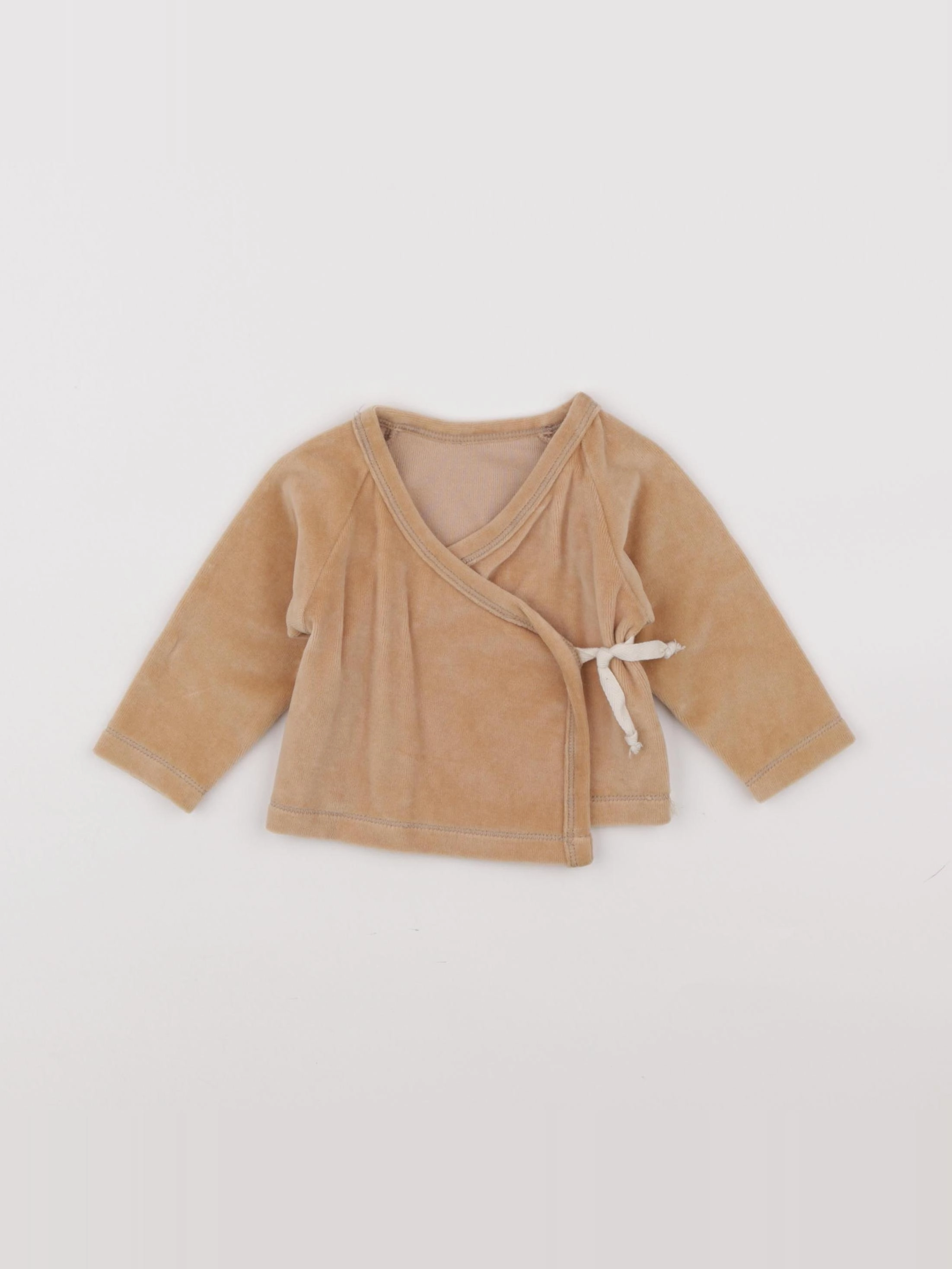 Poudre Organic - gilet marron - 9 mois