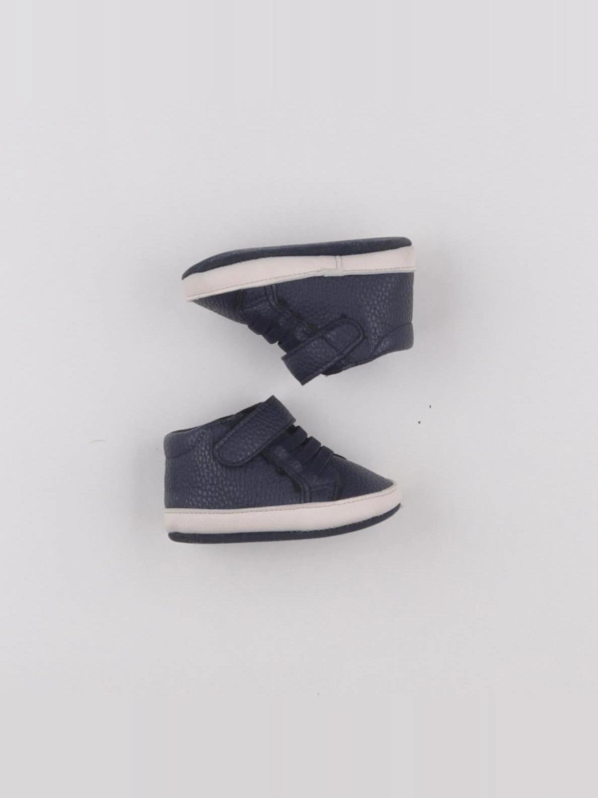 My Baby Factory - chaussons bleu - 6/12 mois