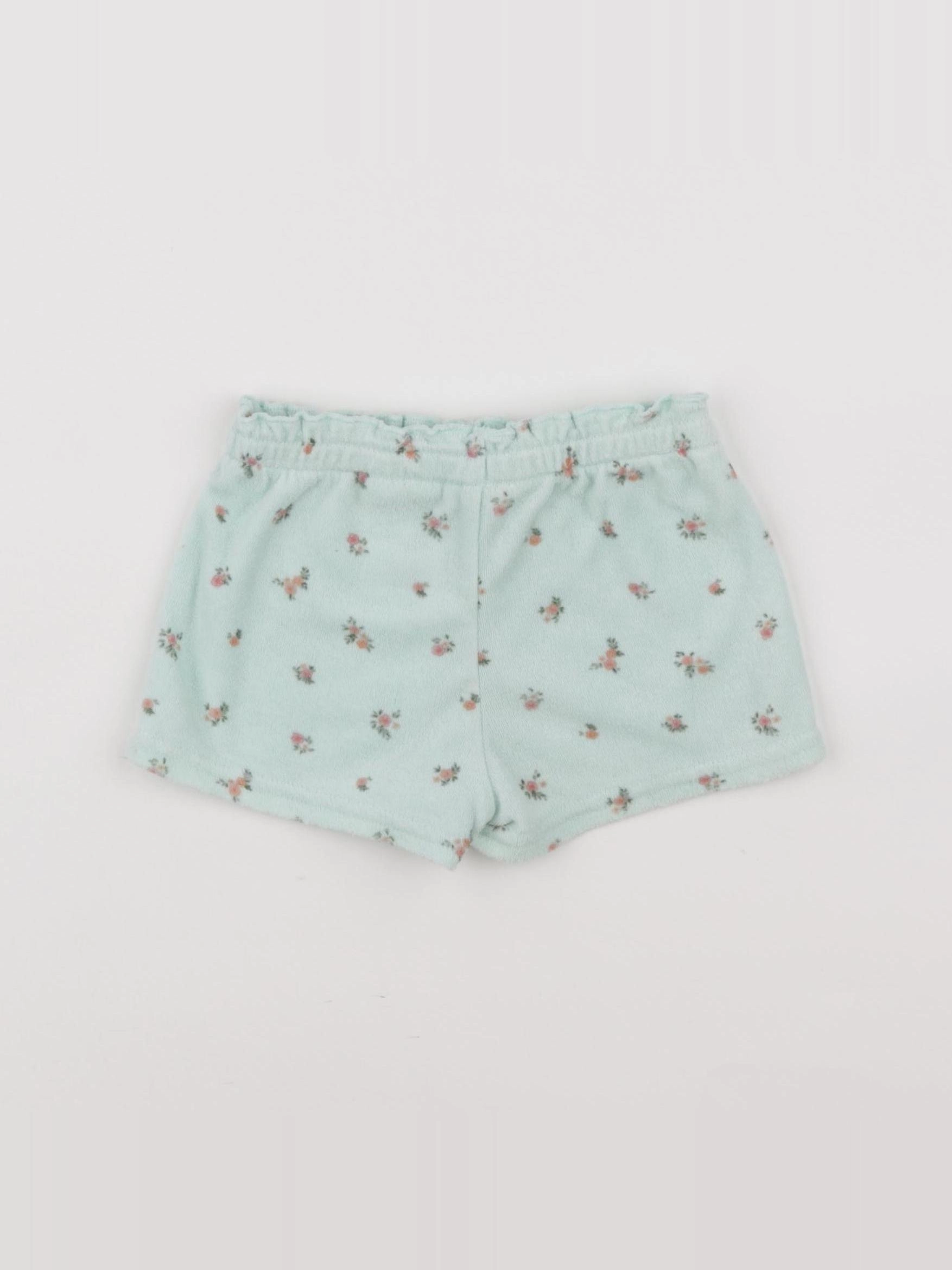 H&M - short vert - 9/12 mois