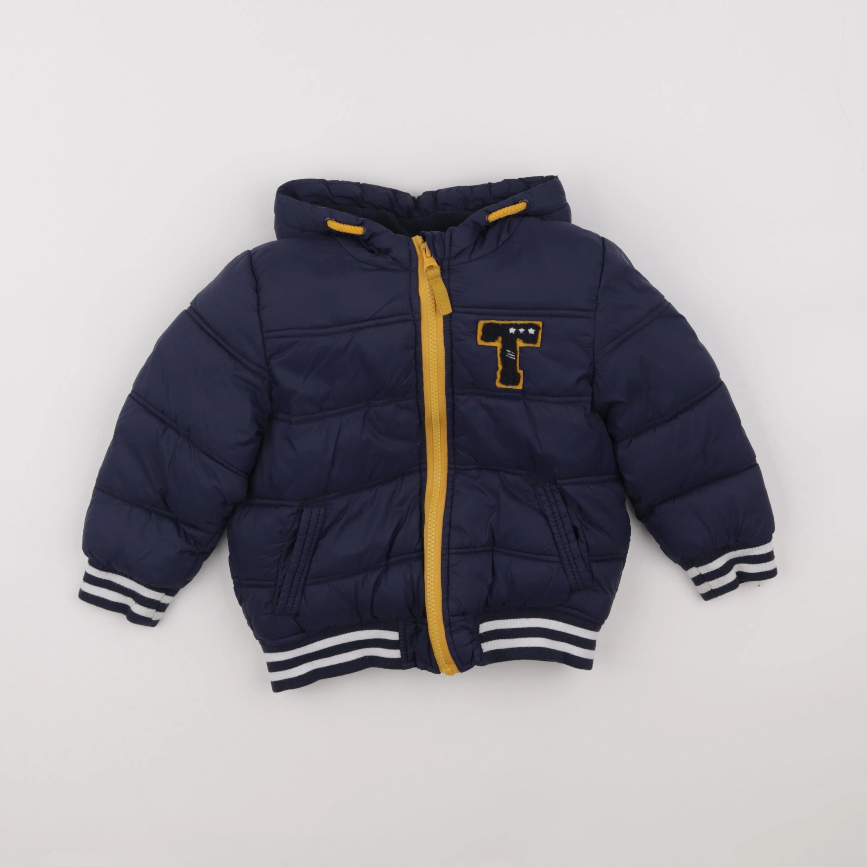 Vertbaudet - doudoune bleu - 4 ans