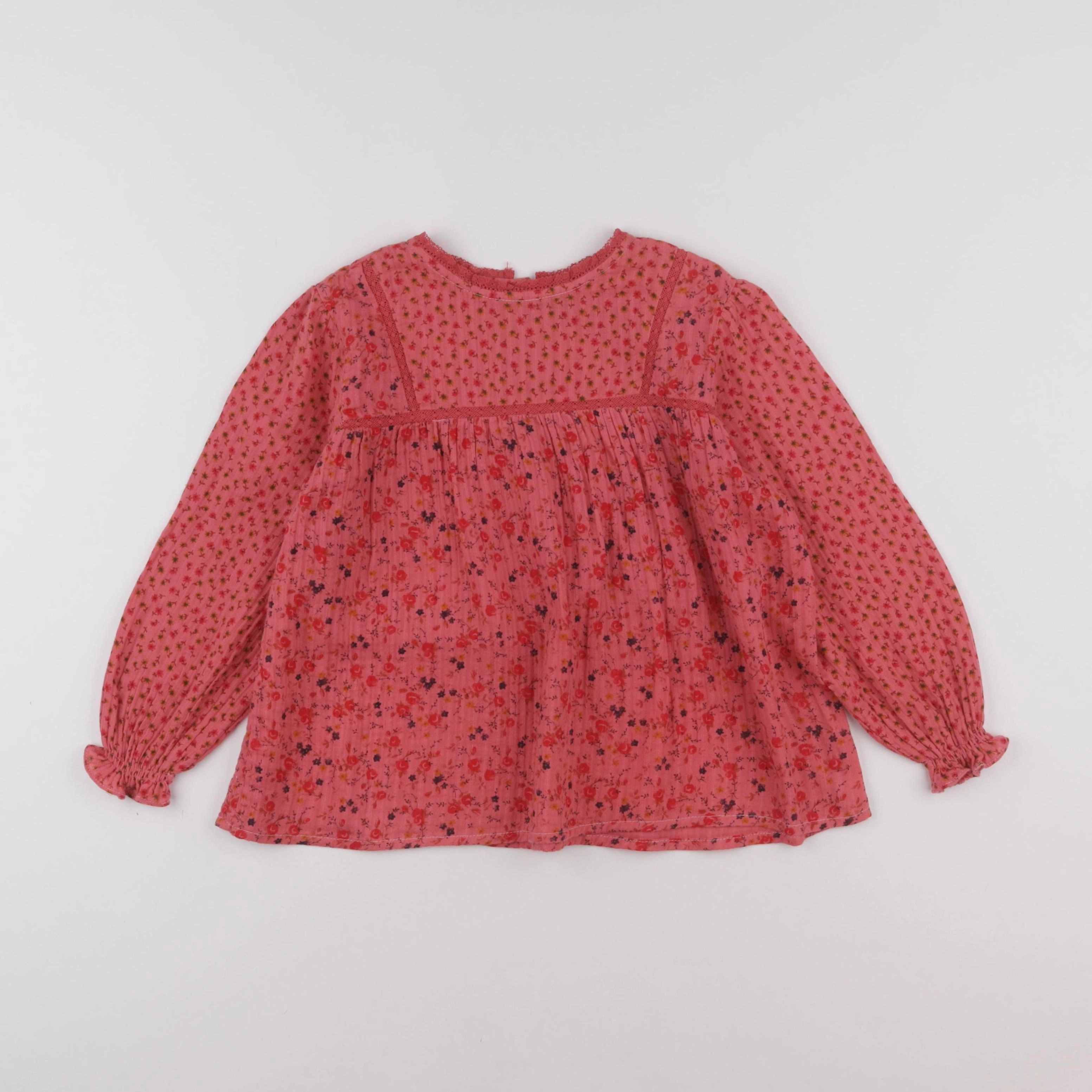 Bonton - blouse rose - 6 ans