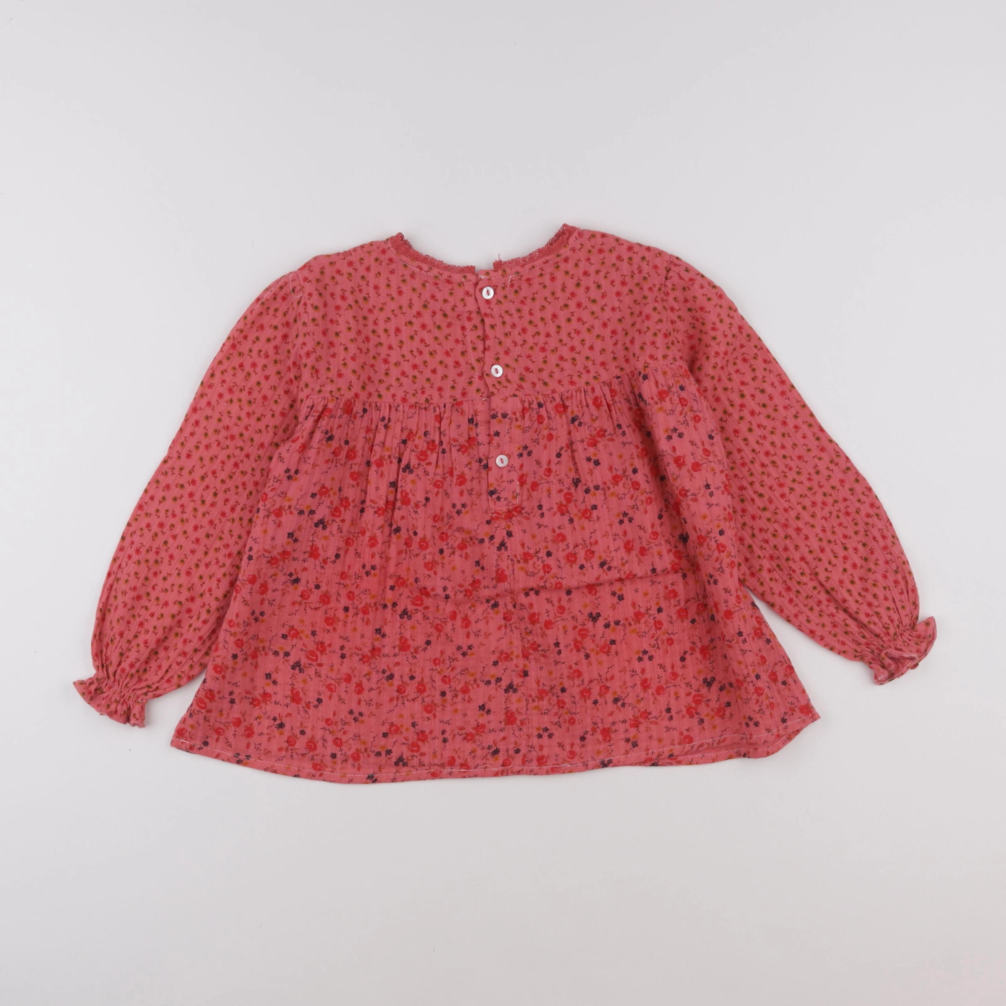 Bonton - blouse rose - 6 ans