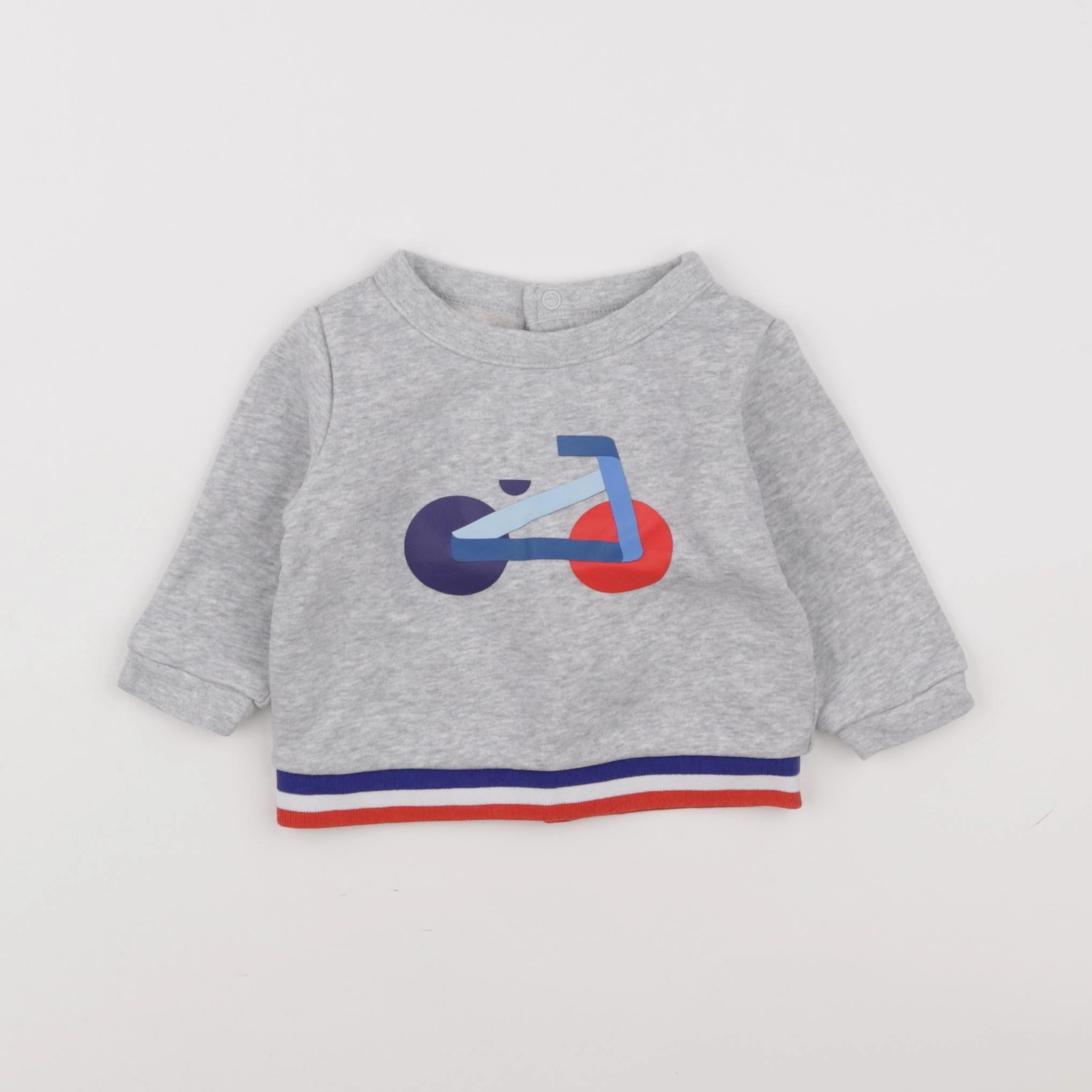 Jacadi - sweat gris - 6 mois