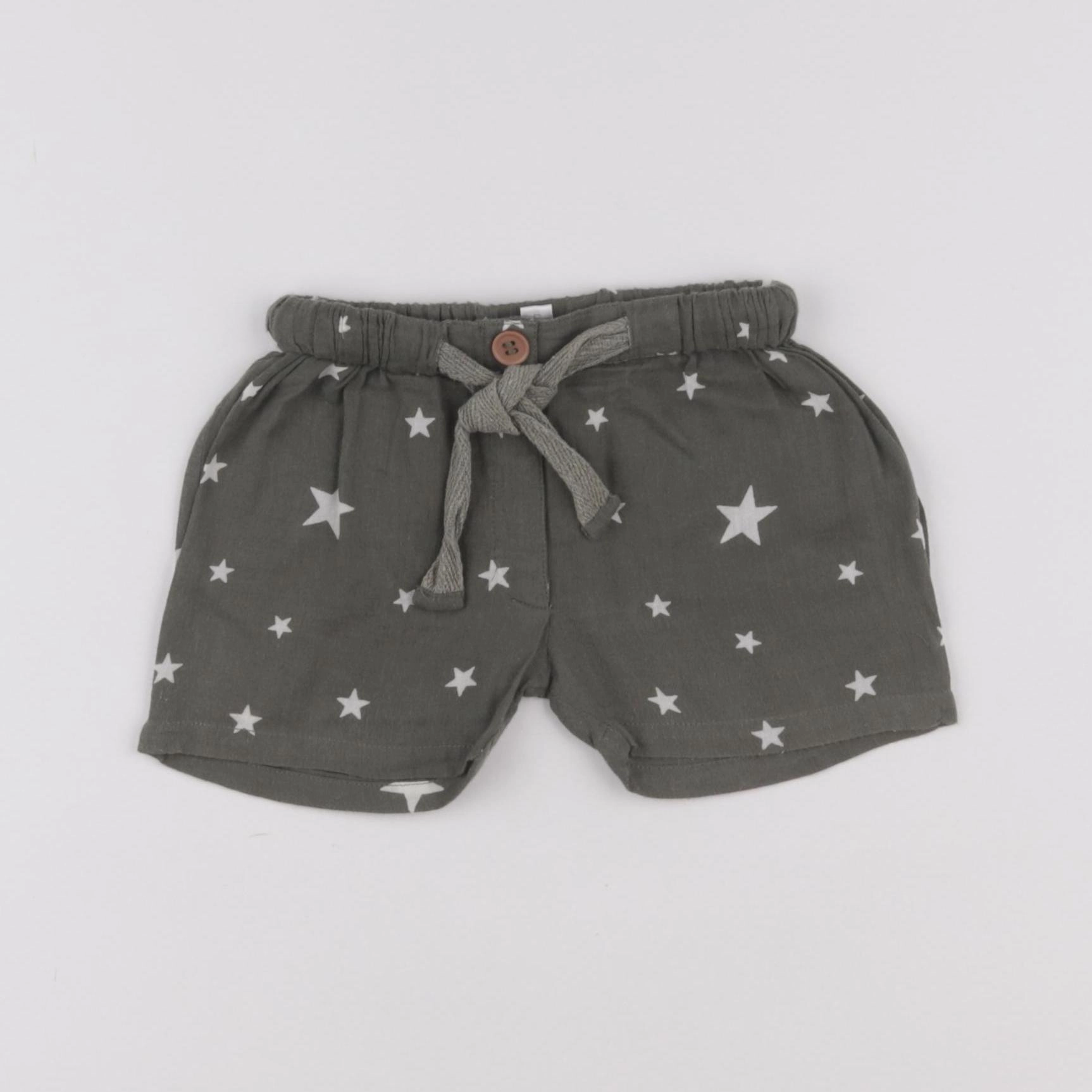 Louis Louise - short vert - 6 mois