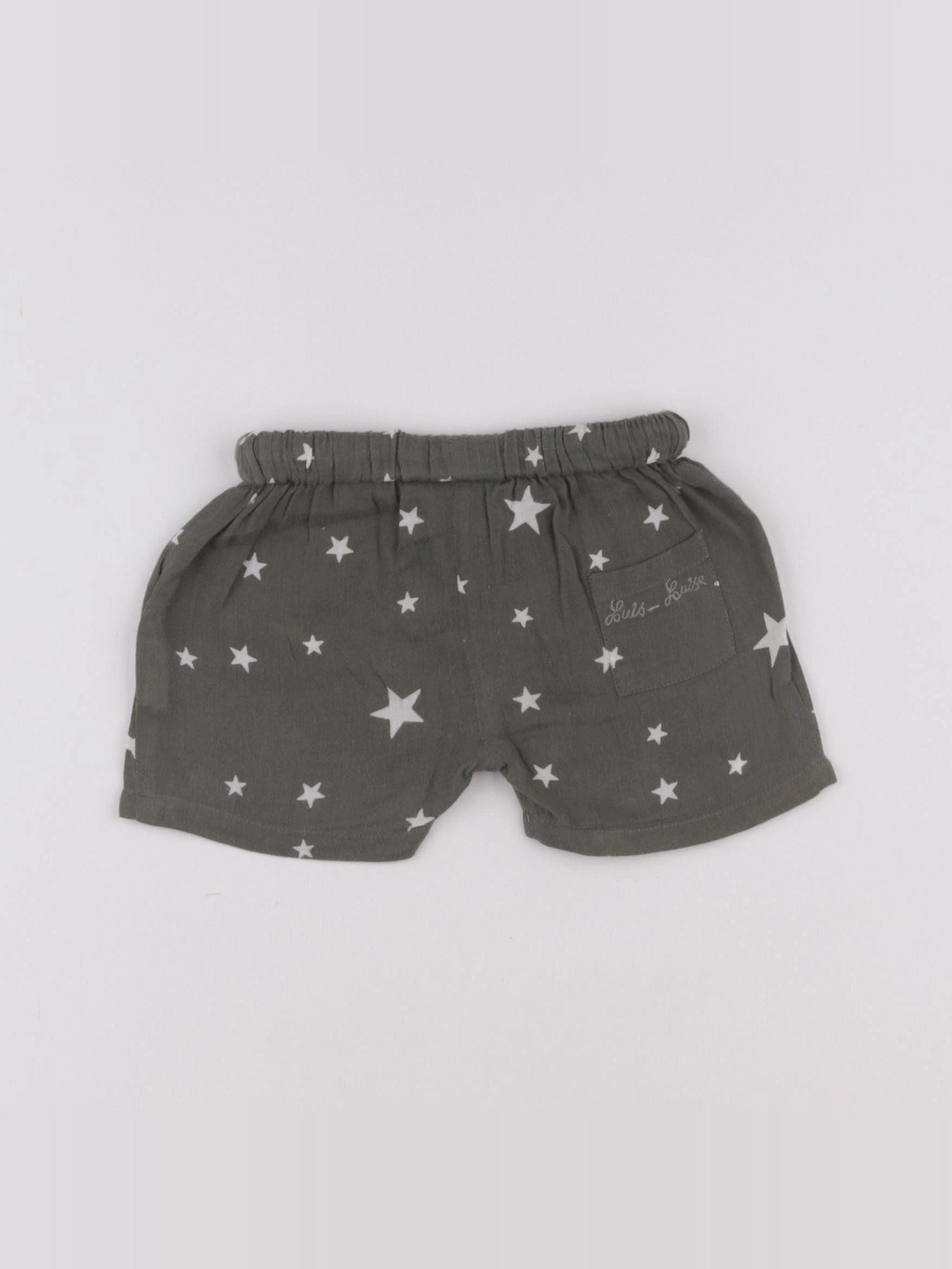 Louis Louise - short vert - 6 mois