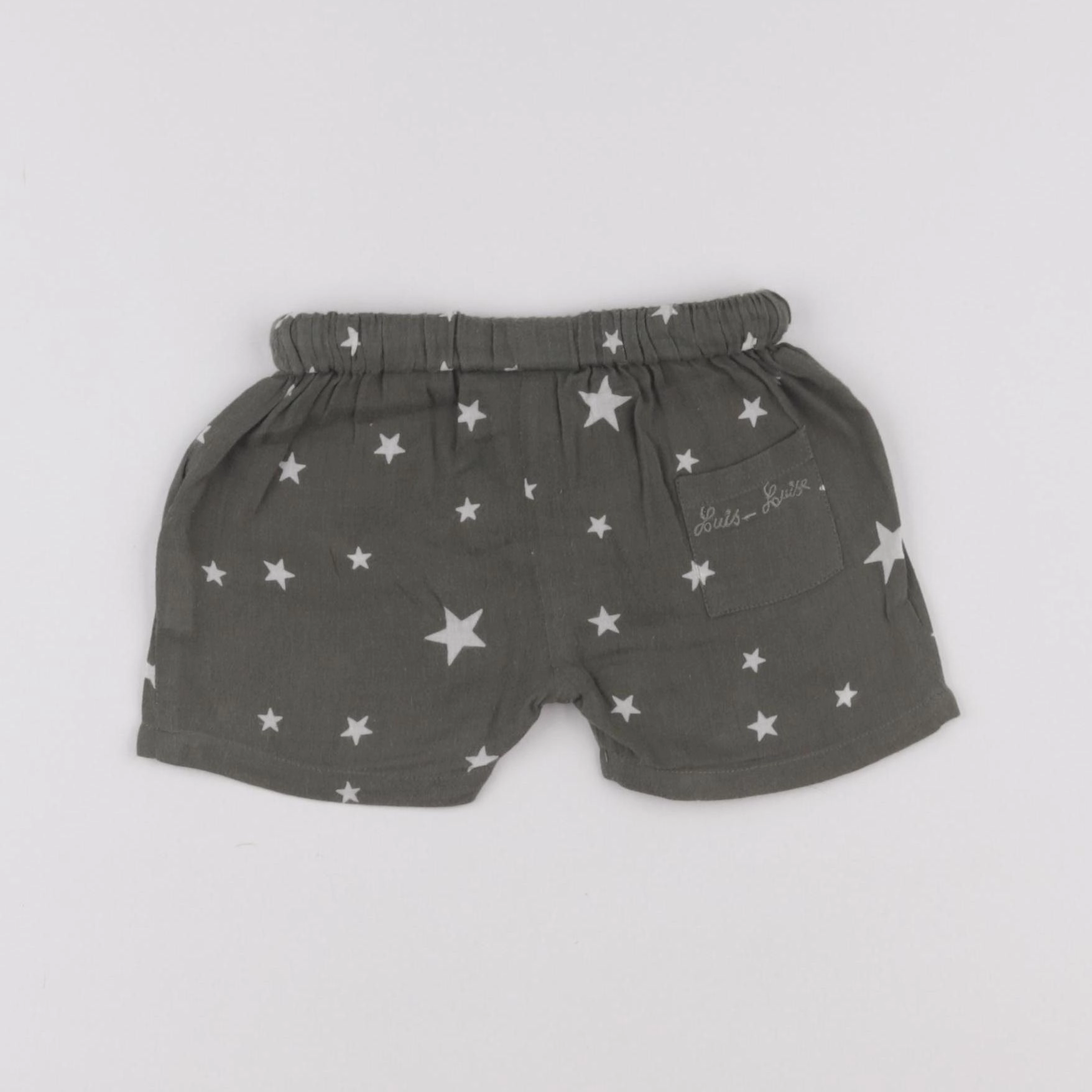 Louis Louise - short vert - 6 mois