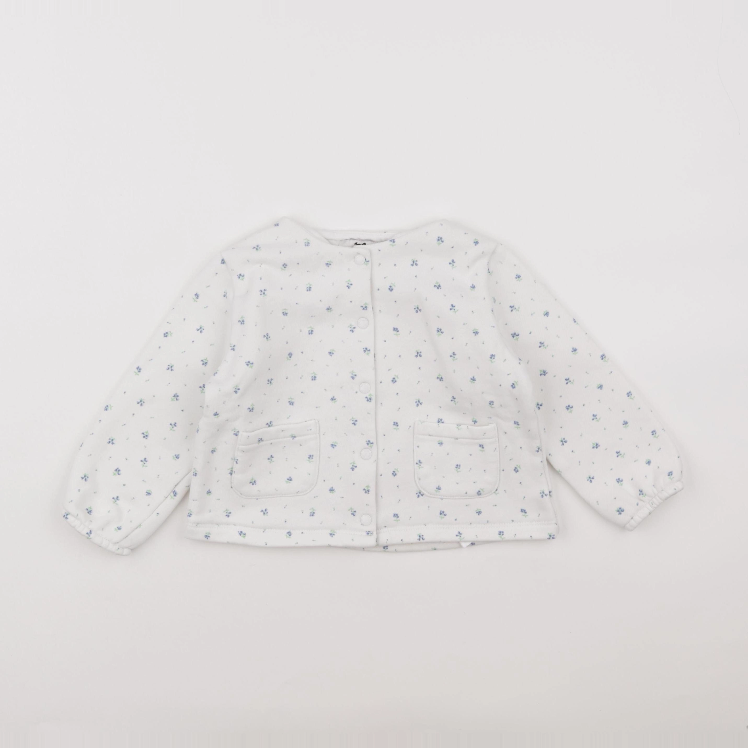 Cyrillus - gilet blanc - 6 mois