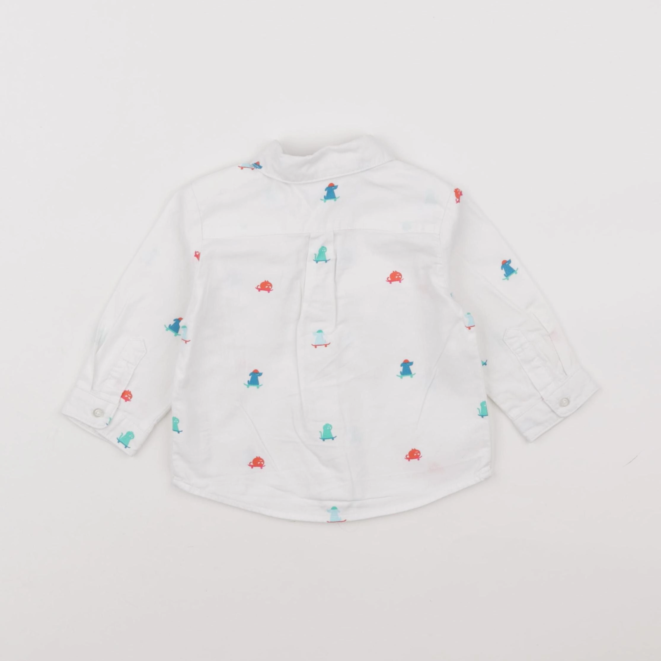 Jacadi - chemise blanc - 6 mois