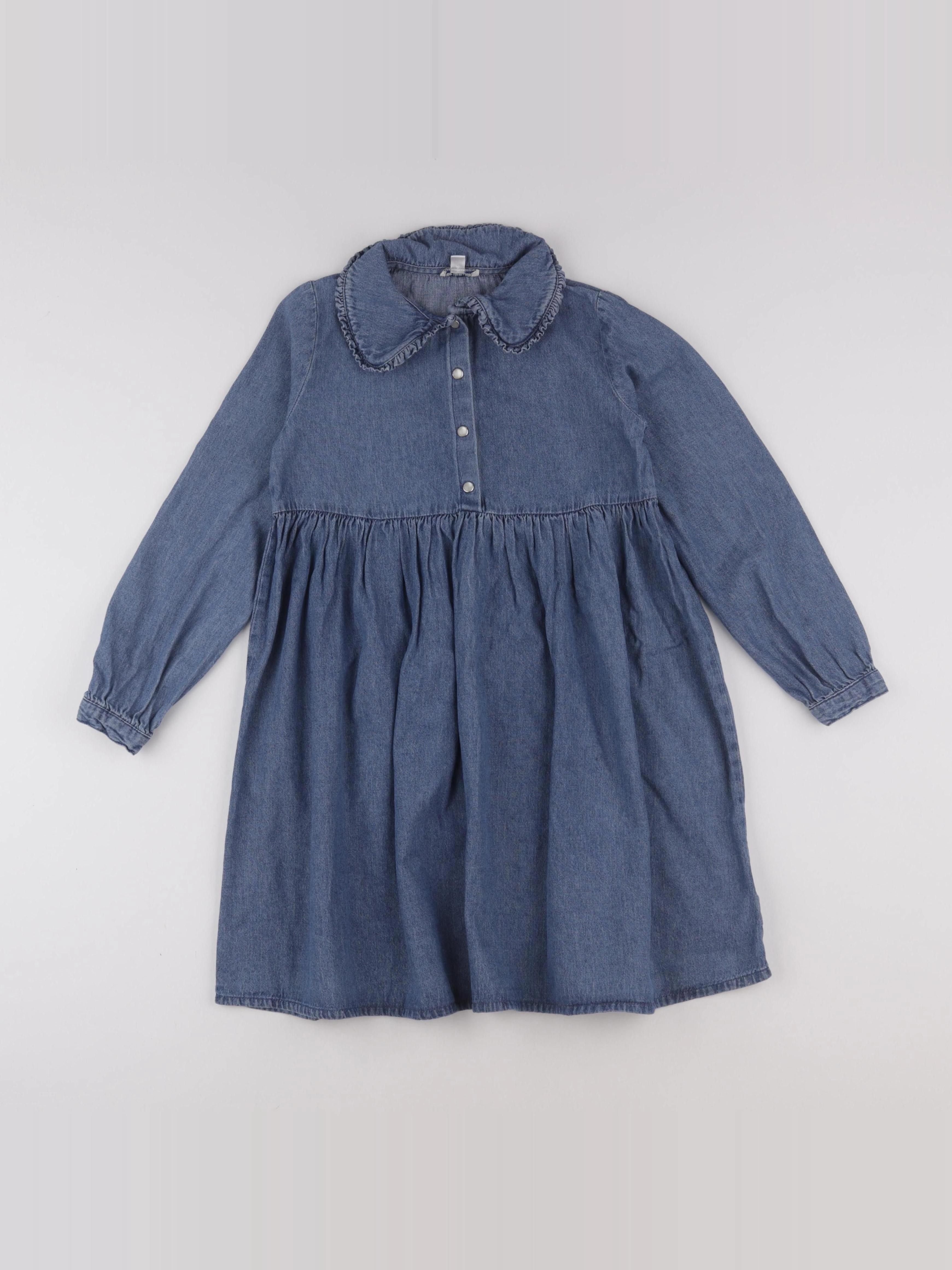 Vertbaudet - robe bleu - 10 ans