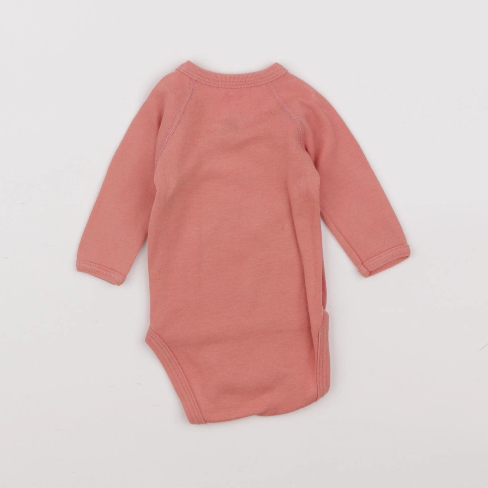 Petit Bateau - body rose - 1 mois