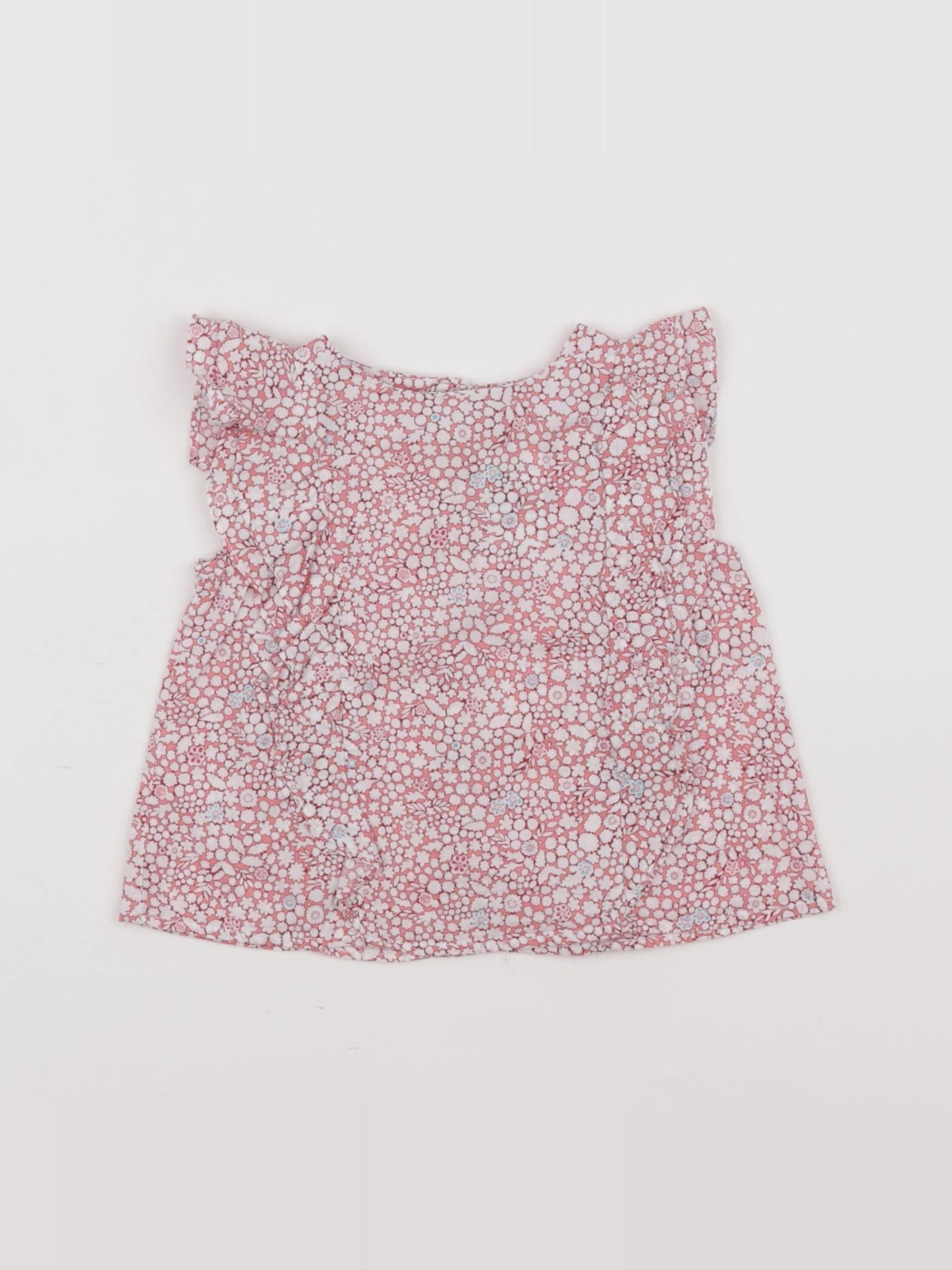 Jacadi - blouse rouge - 12 mois