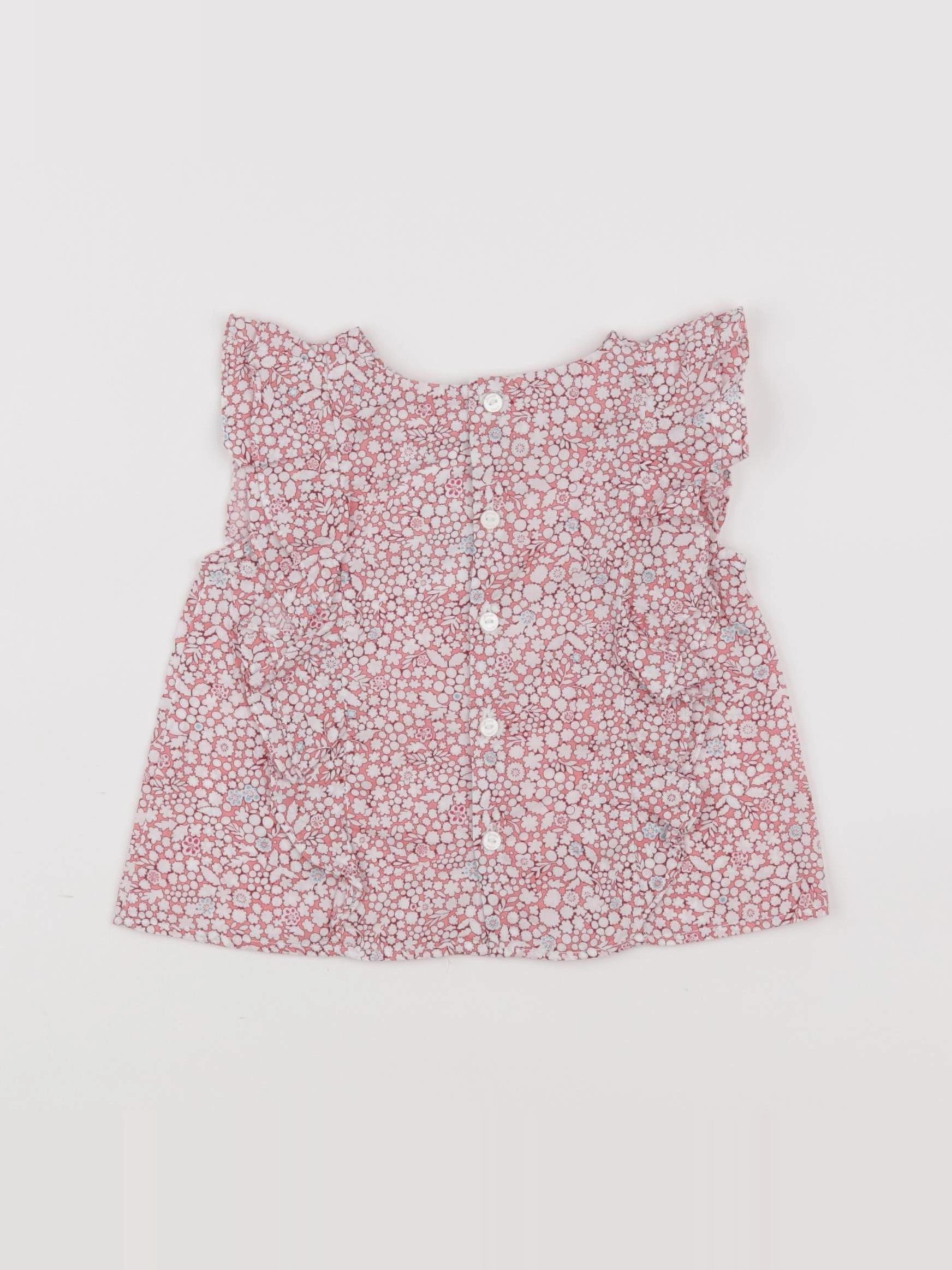 Jacadi - blouse rouge - 12 mois