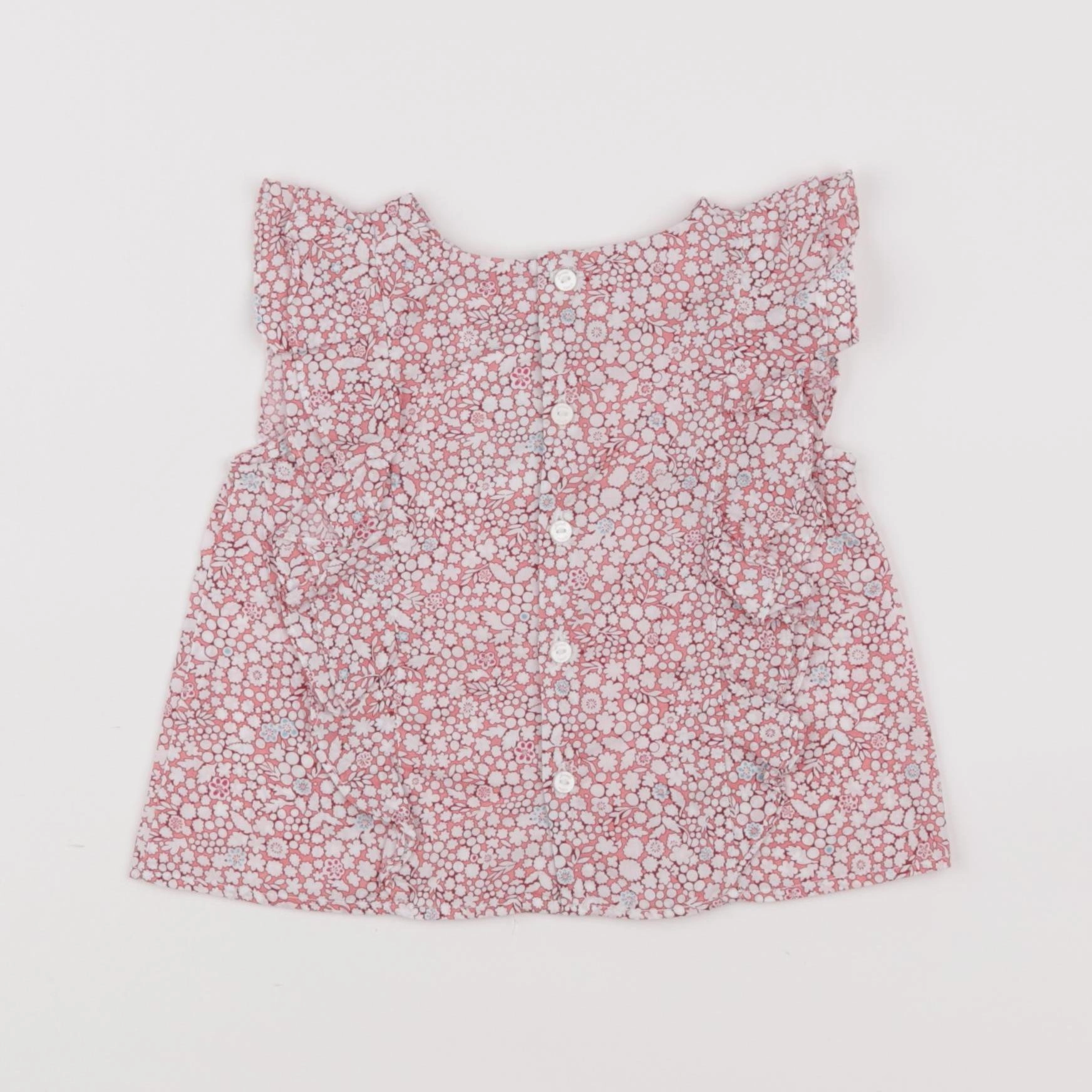 Jacadi - blouse rouge - 12 mois