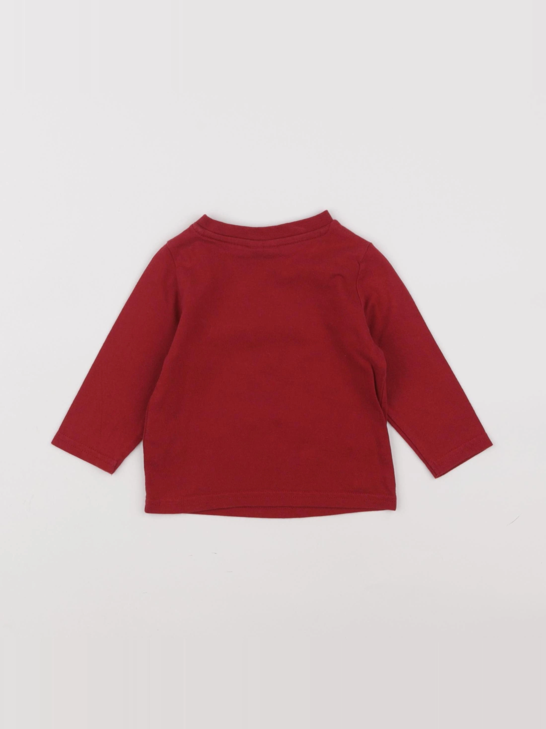 Tape à l'oeil - tee-shirt rouge - 6 mois