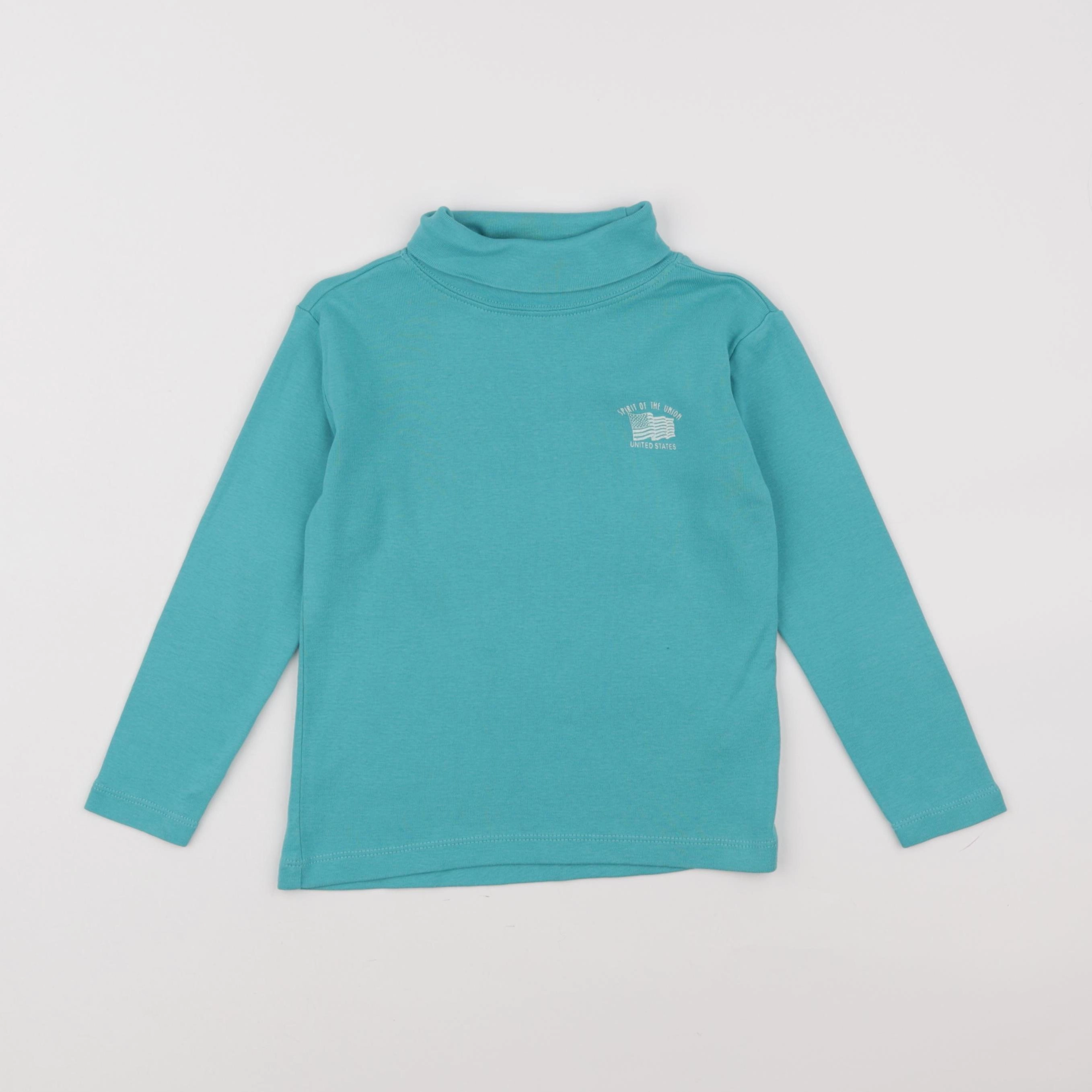 Vertbaudet - sous-pull vert - 5 ans