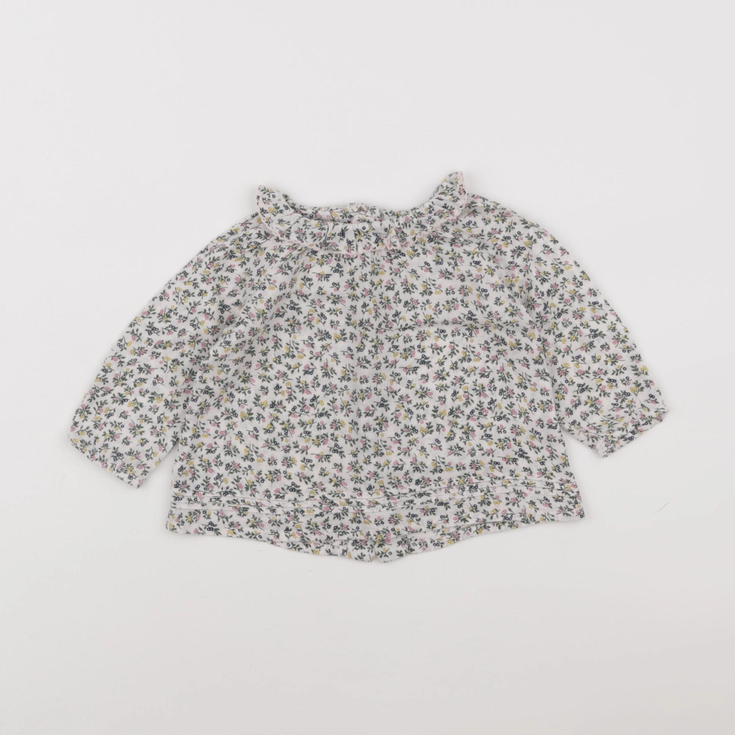Boutchou - blouse beige - 9 mois