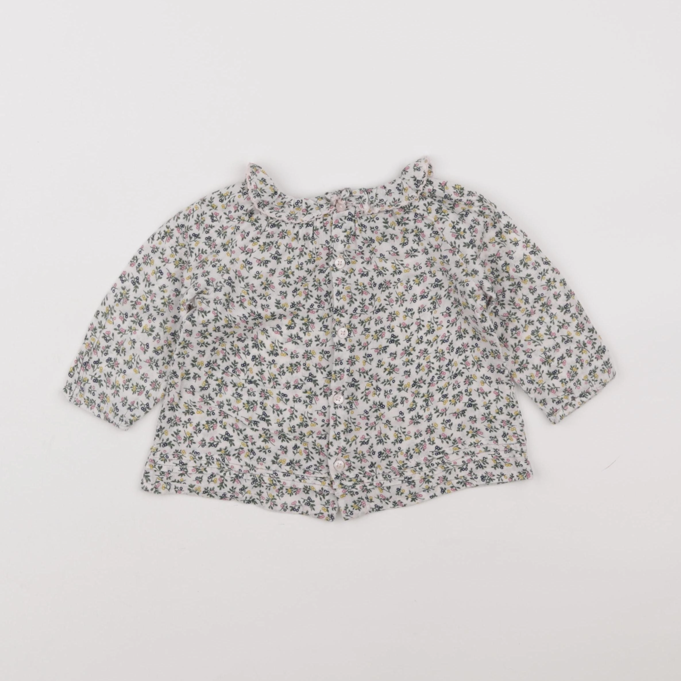 Boutchou - blouse beige - 9 mois