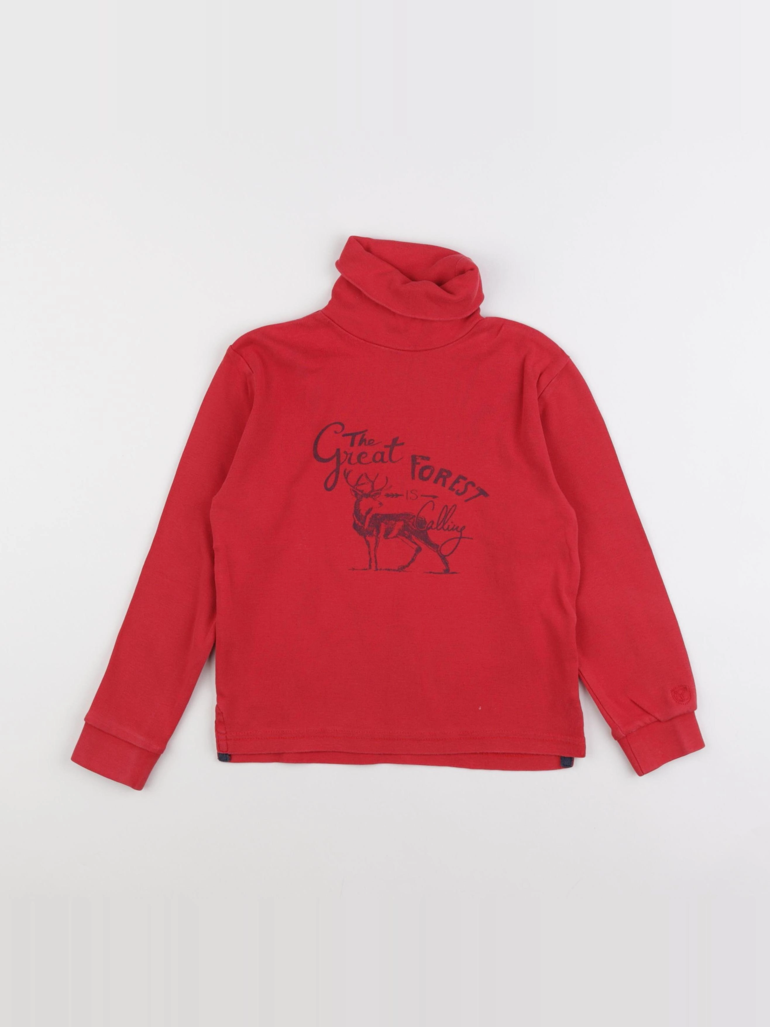 Cyrillus - sous-pull rouge - 6 ans