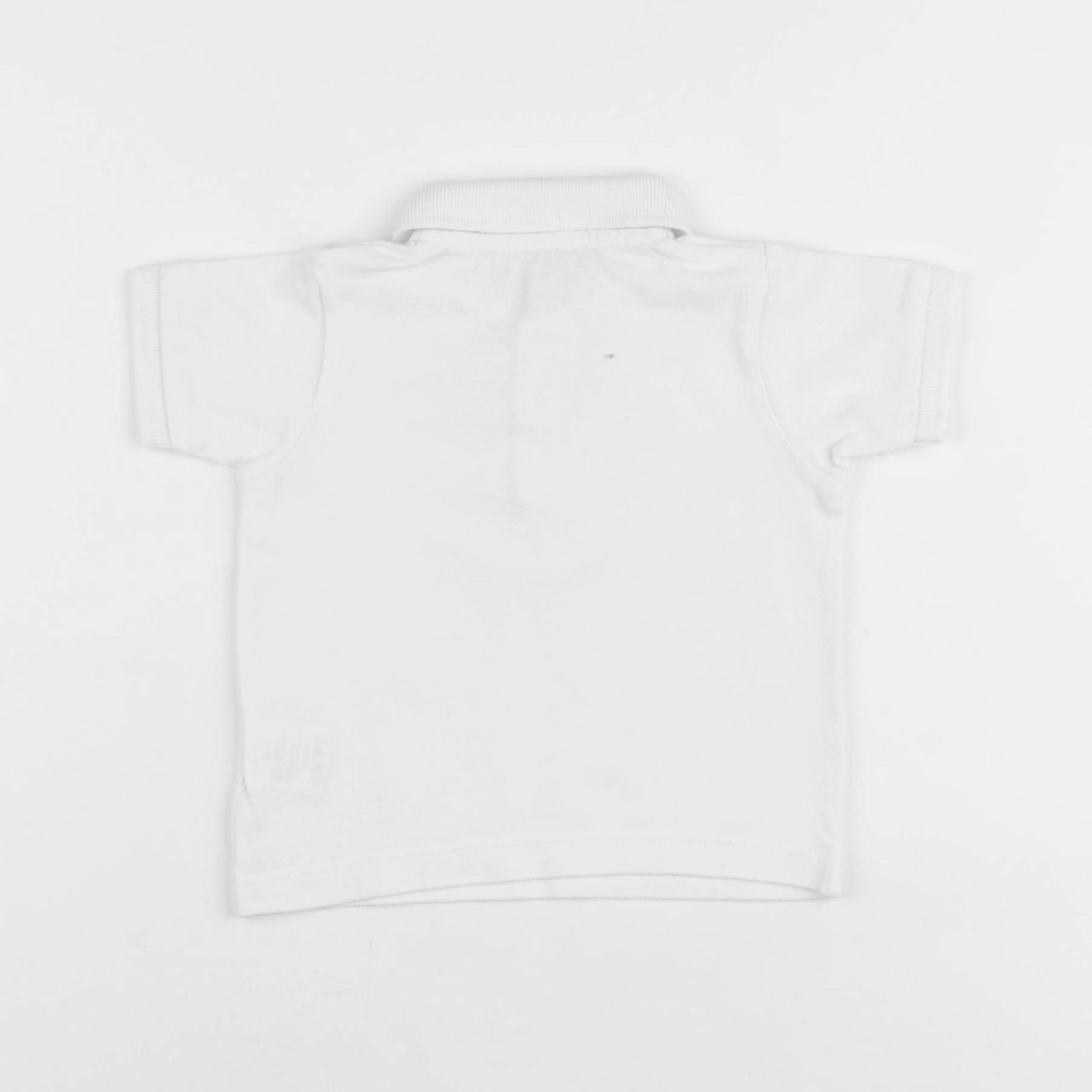 Cyrillus - polo blanc - 9 mois
