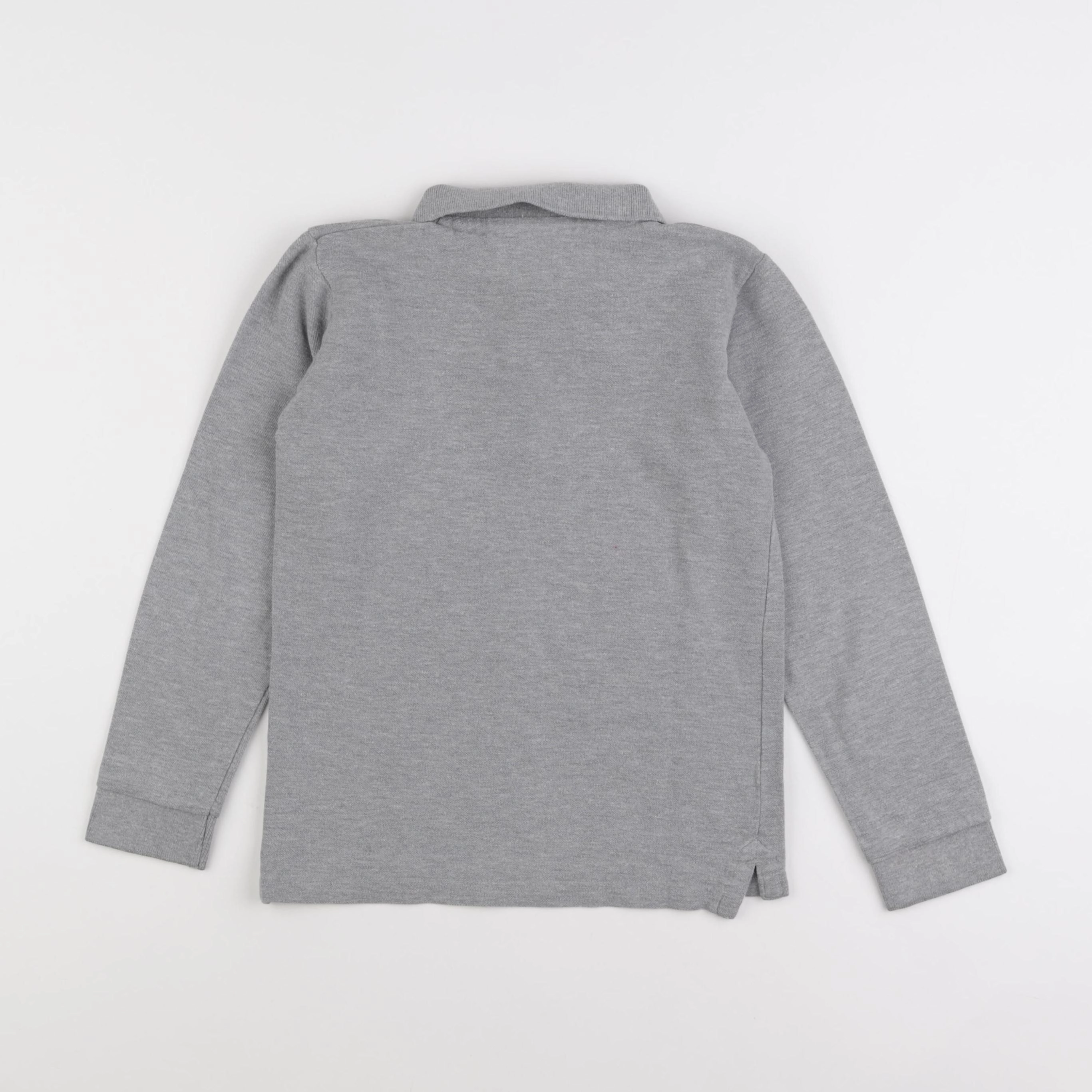 Monoprix - polo gris - 8 ans