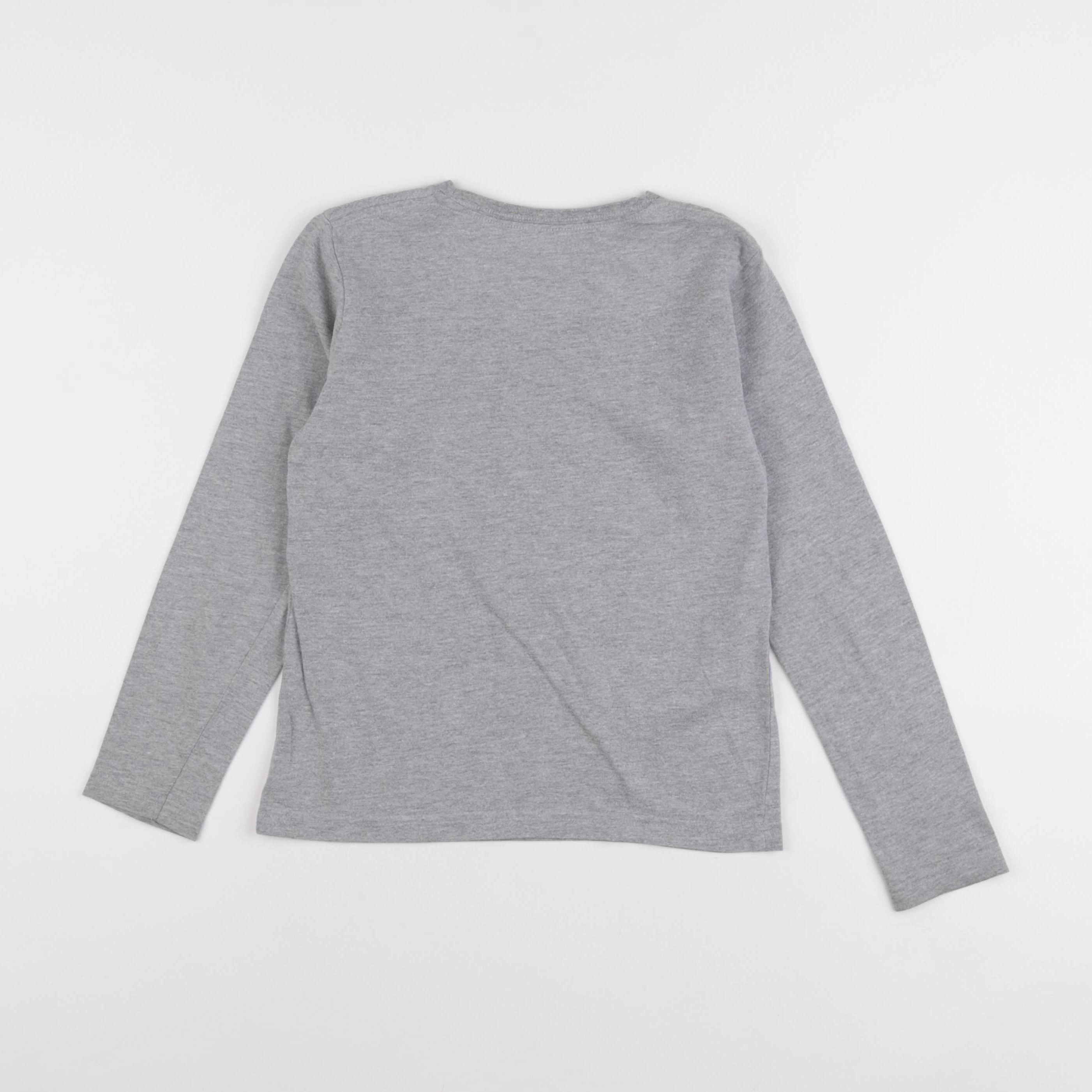 Cyrillus - tee-shirt gris - 8 ans