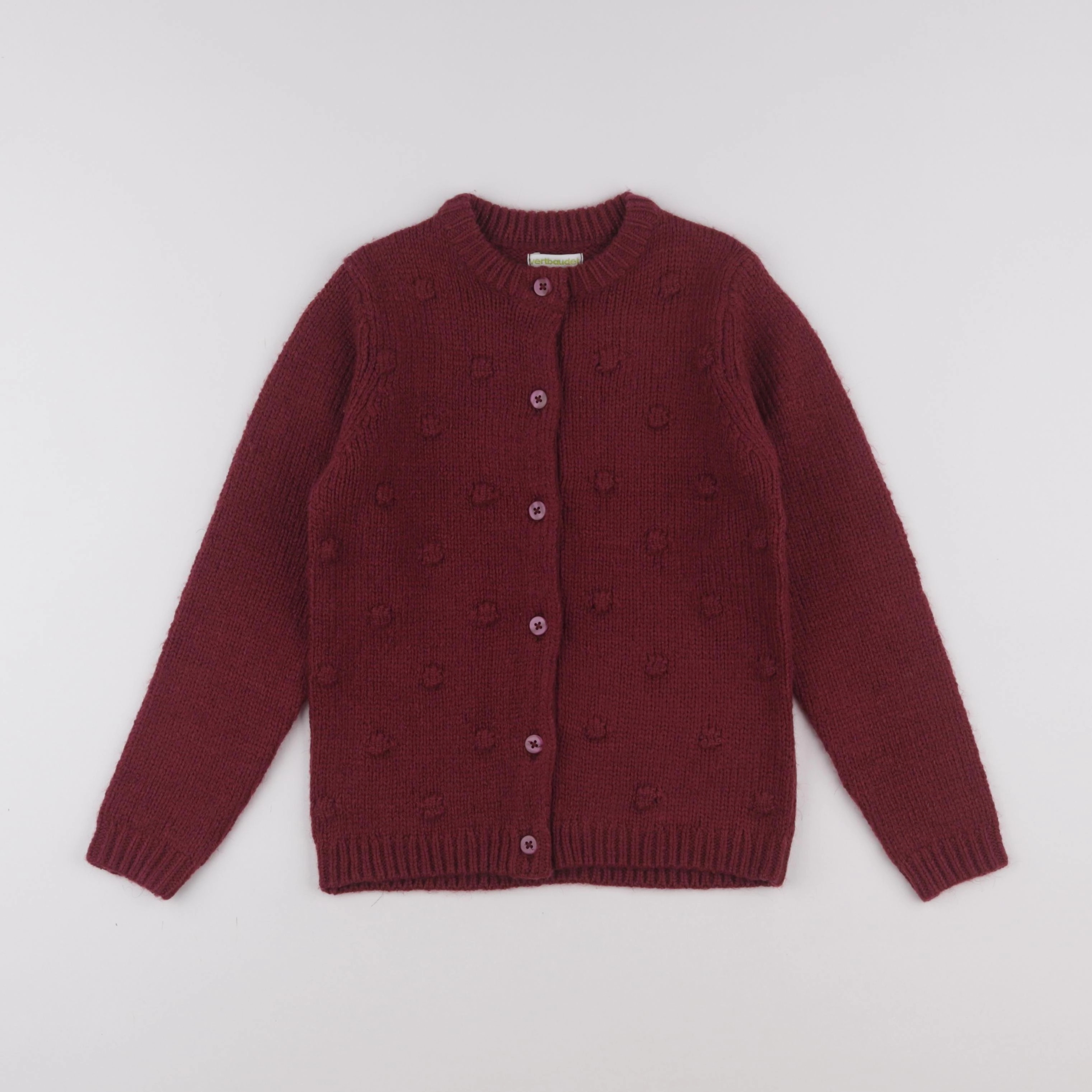 Vertbaudet - gilet rose - 8 ans