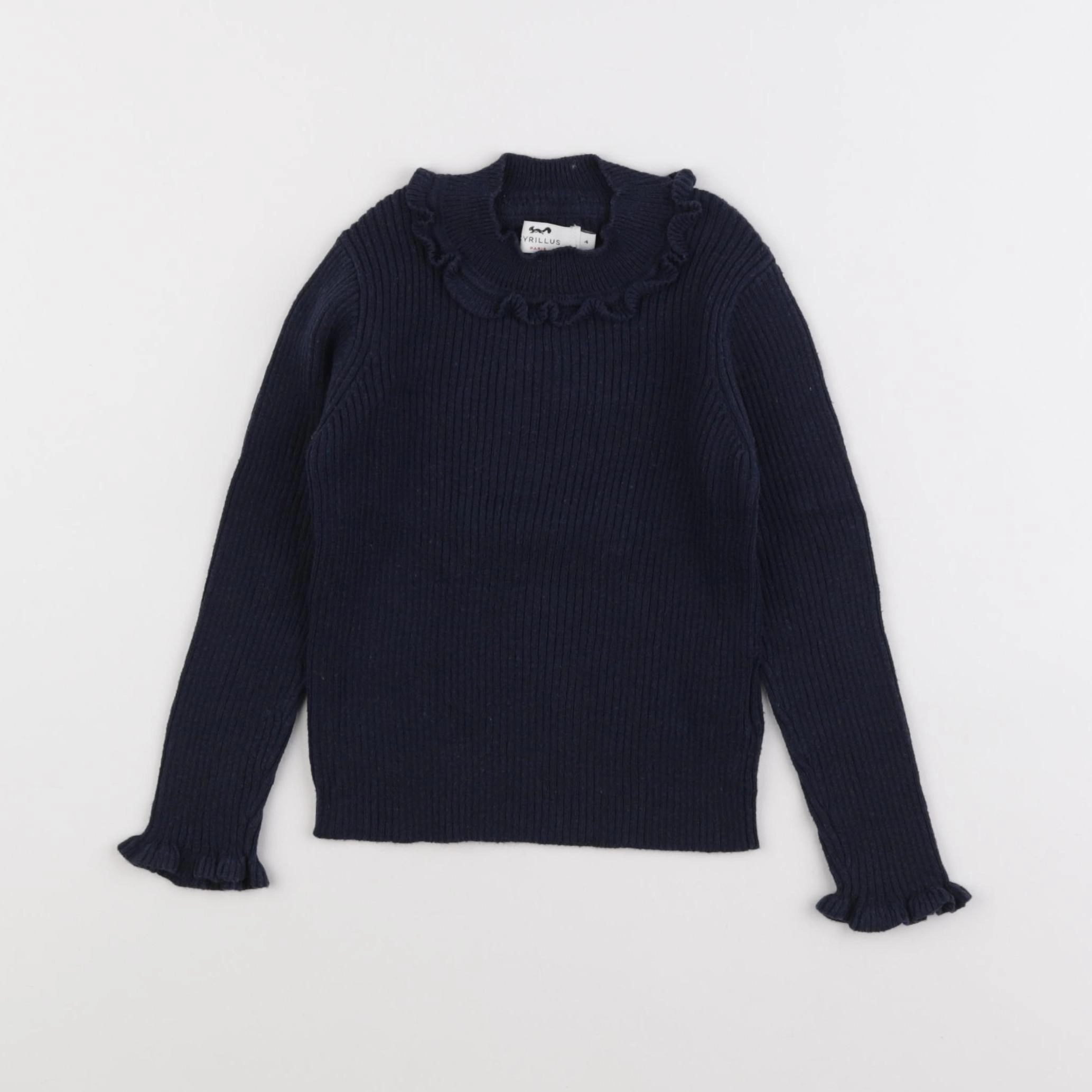 Cyrillus - pull bleu - 4 ans