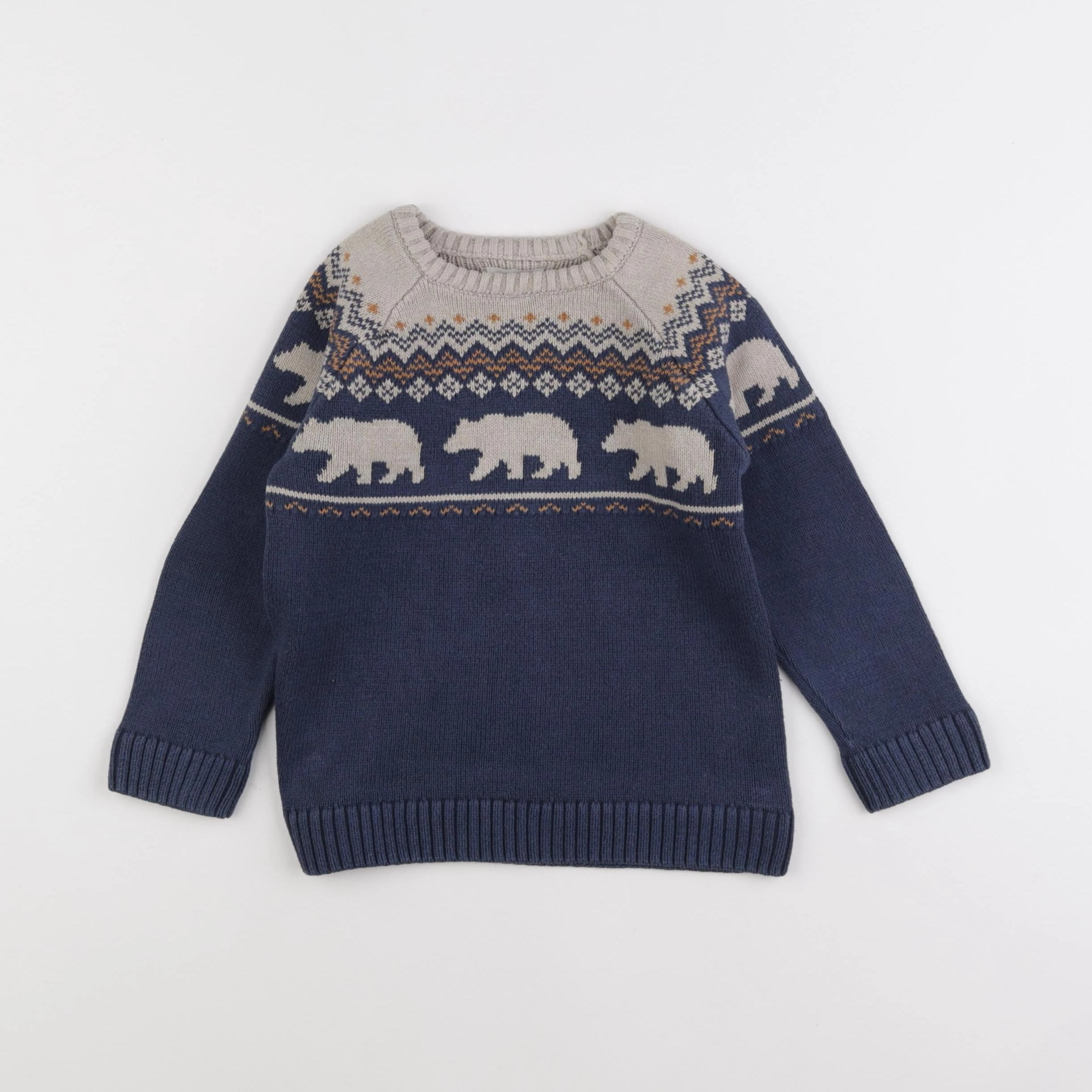 Vertbaudet - pull bleu - 4 ans