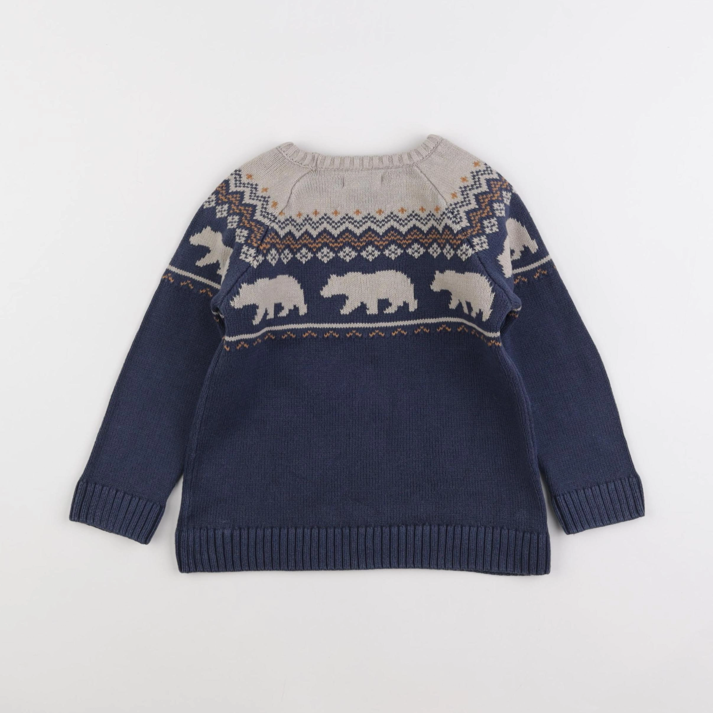 Vertbaudet - pull bleu - 4 ans