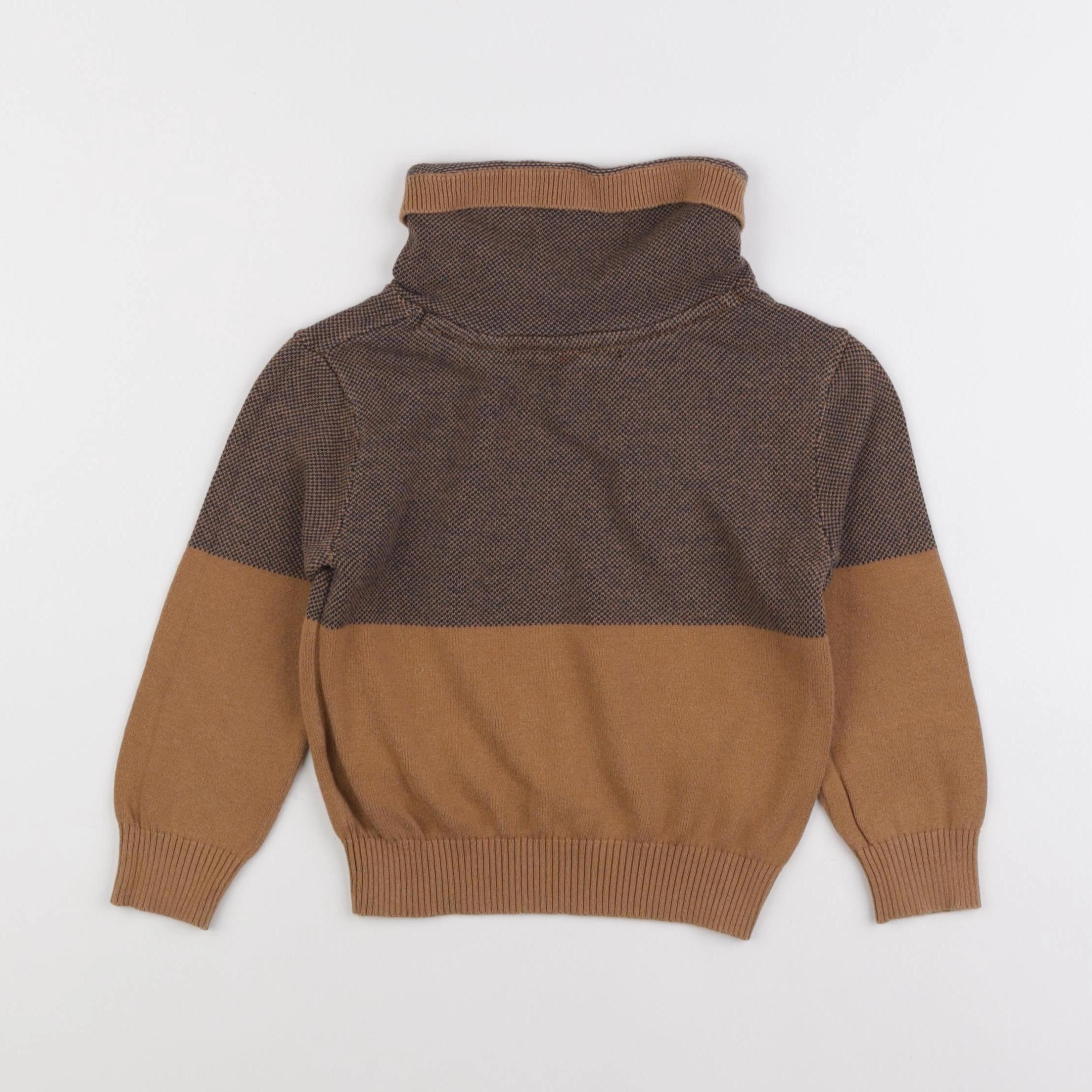 Vertbaudet - pull marron - 4 ans