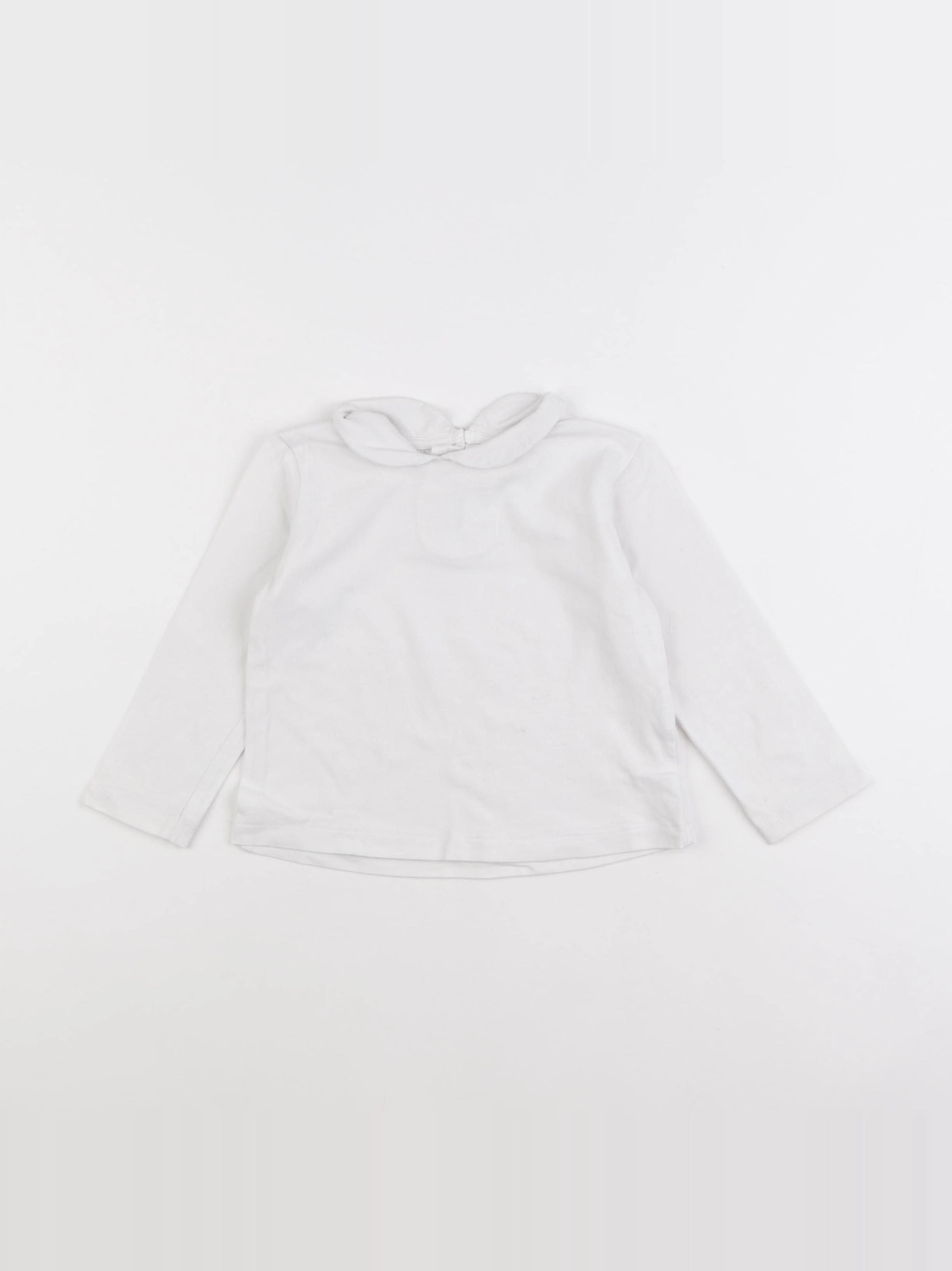 Zara - tee-shirt blanc - 2/3 ans
