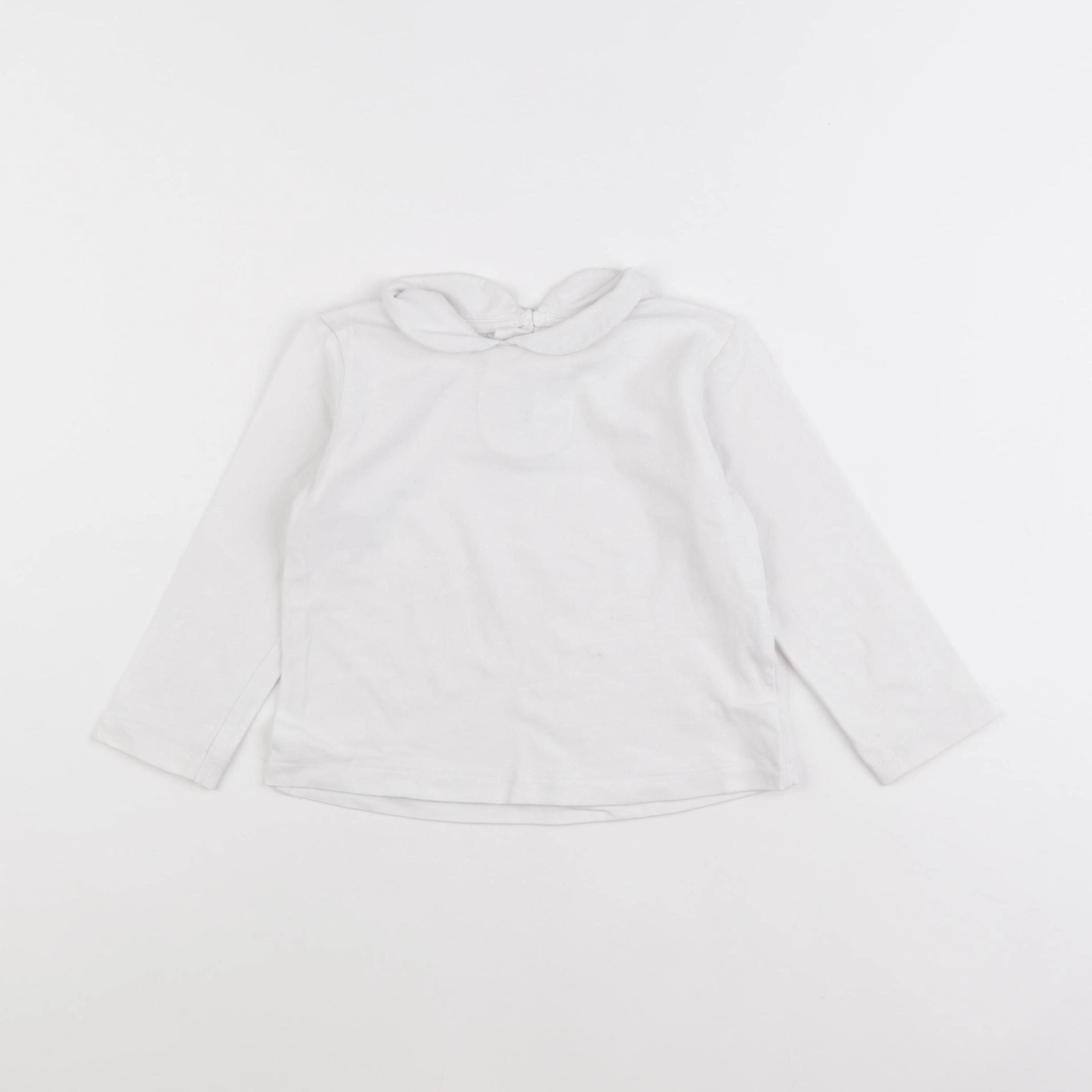 Zara - tee-shirt blanc - 2/3 ans
