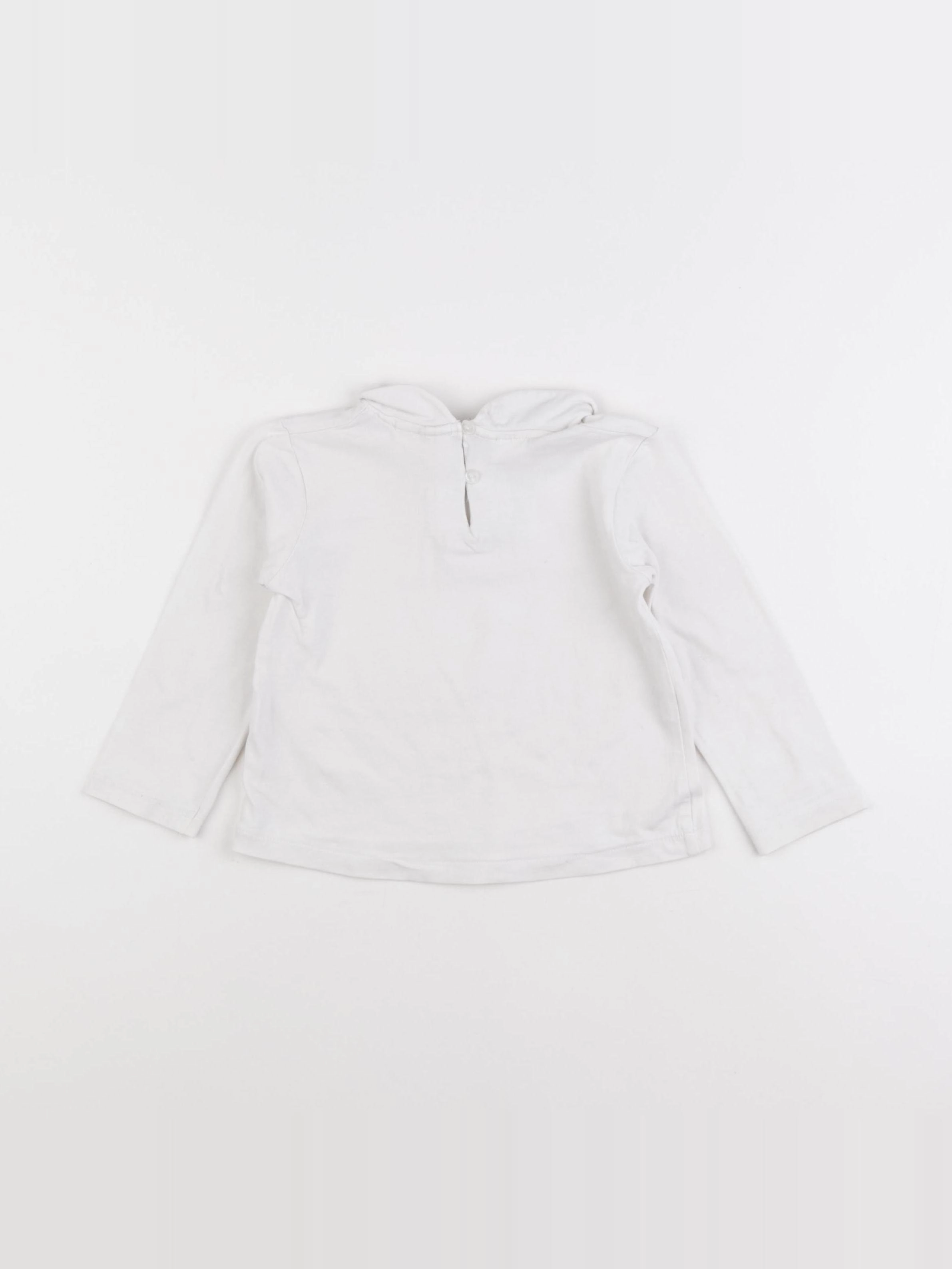 Zara - tee-shirt blanc - 2/3 ans