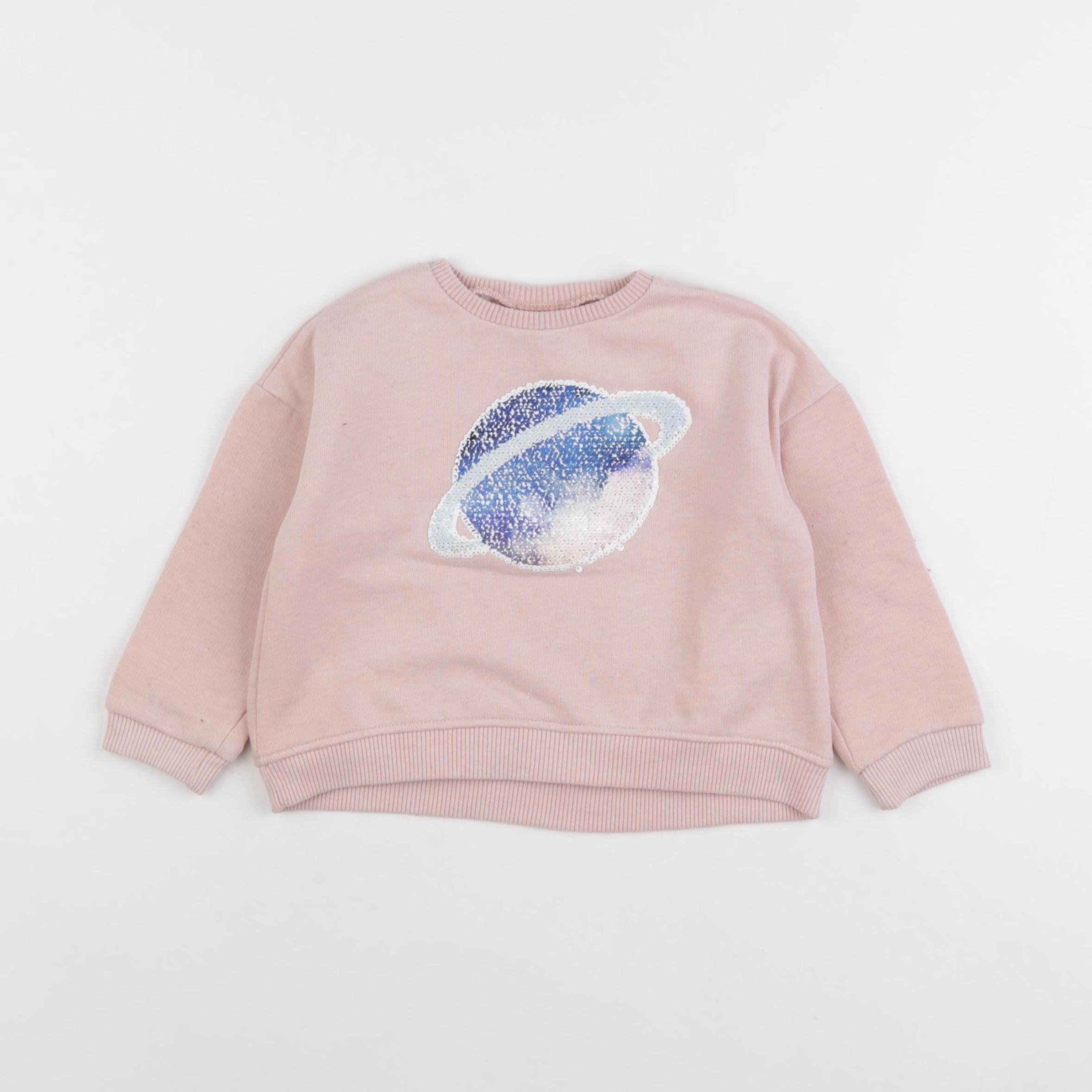 Zara - sweat rose - 18 mois à 2 ans