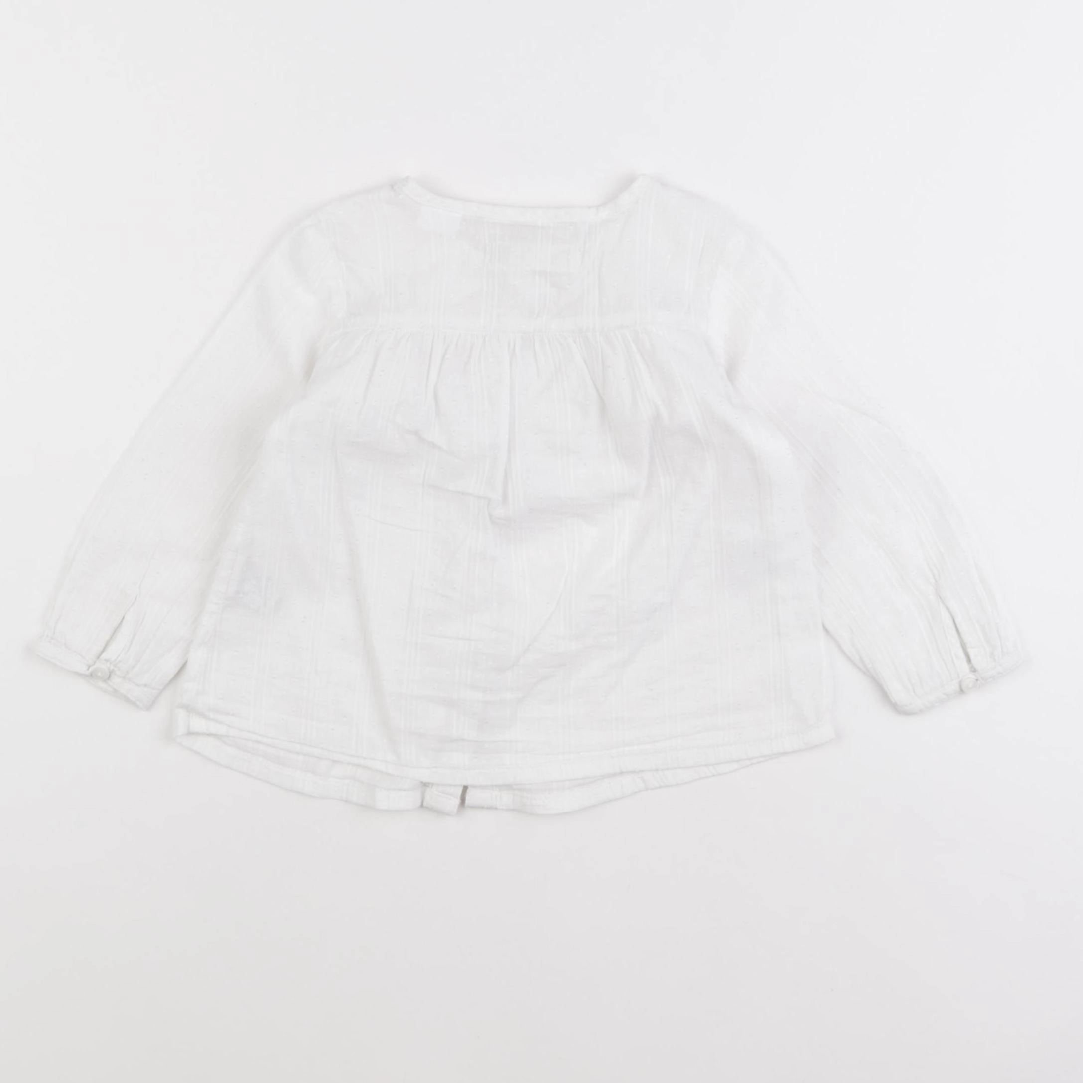Zara - blouse blanc - 12/18 mois