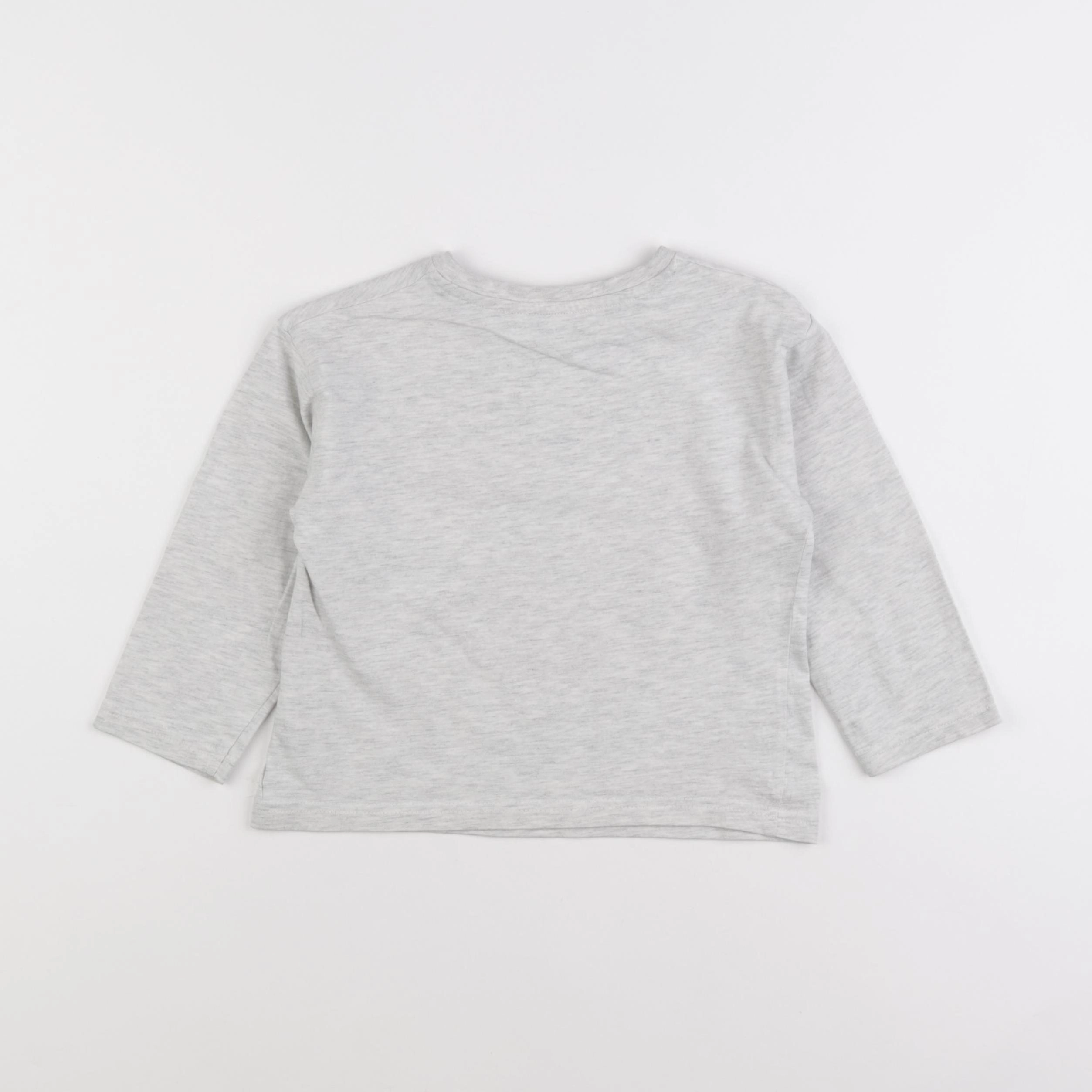 Vertbaudet - tee-shirt gris - 4 ans