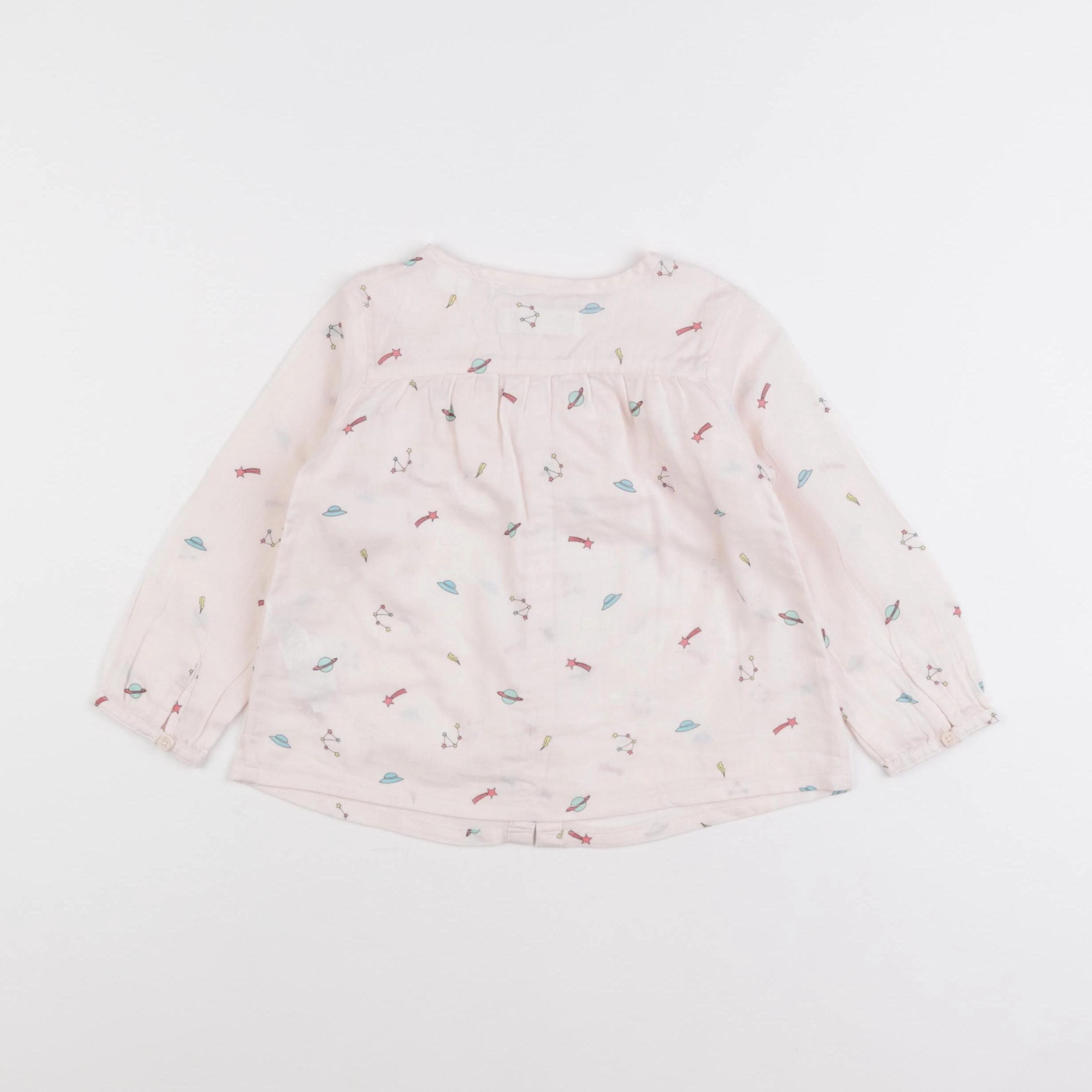 Zara - blouse blanc - 12/18 mois