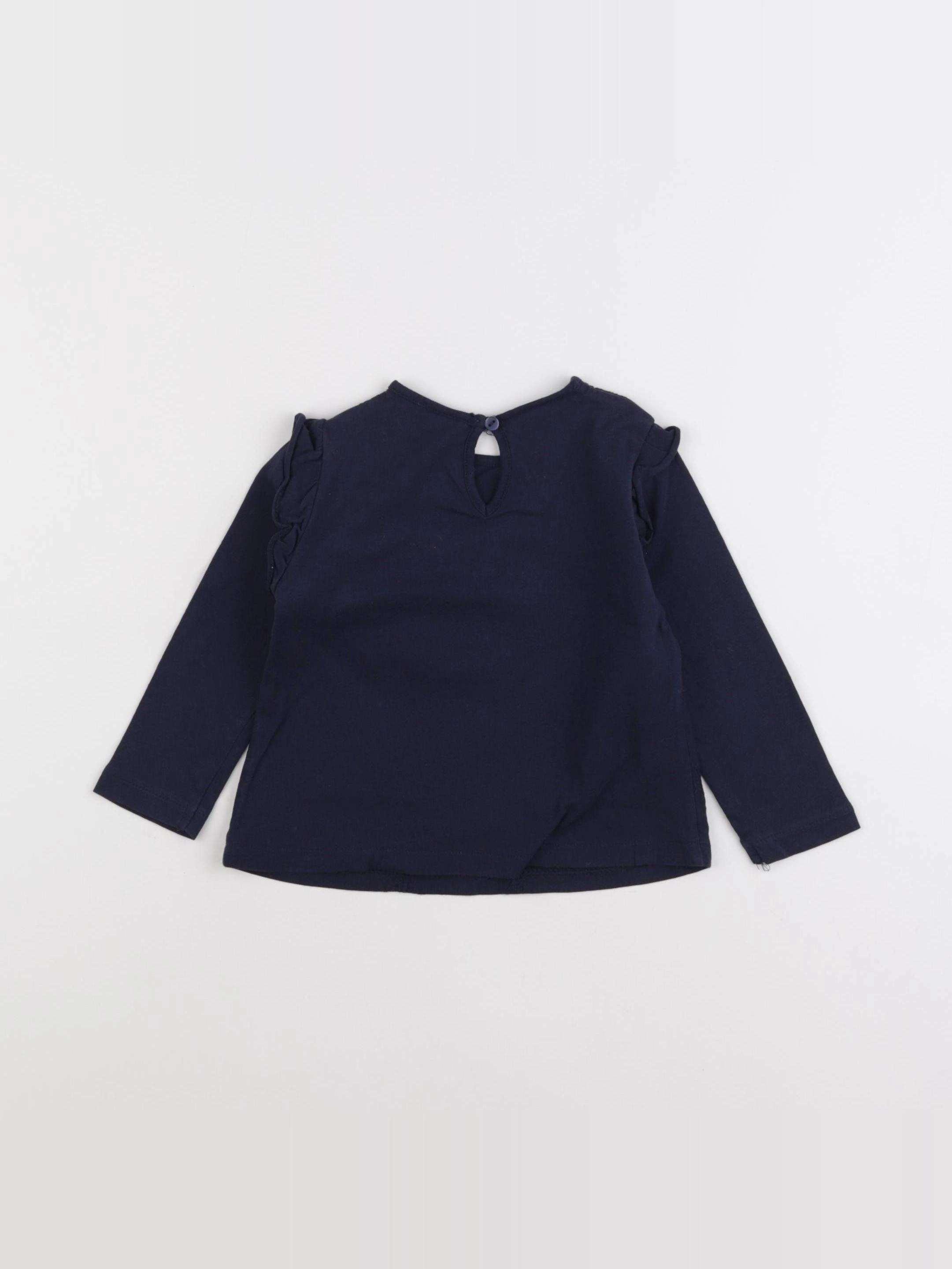 Zara - tee-shirt bleu - 12/18 mois