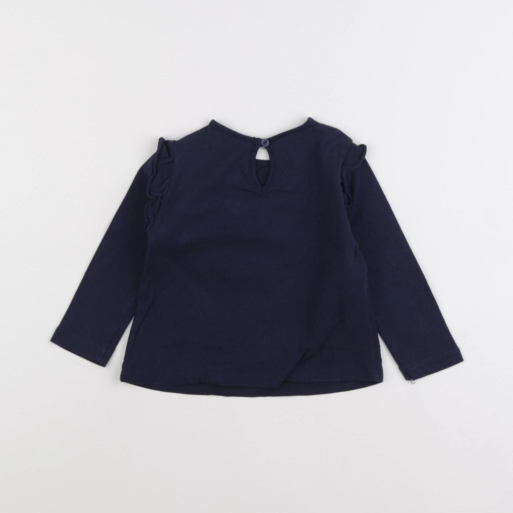 Zara - tee-shirt bleu - 12/18 mois