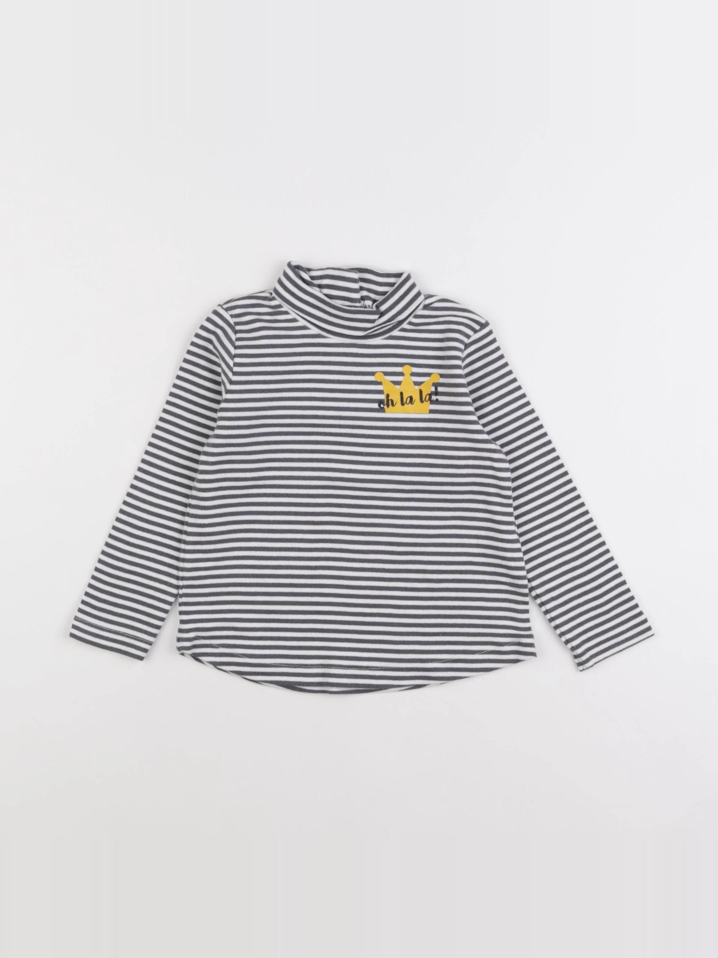 Zara - sous-pull gris - 2/3 ans