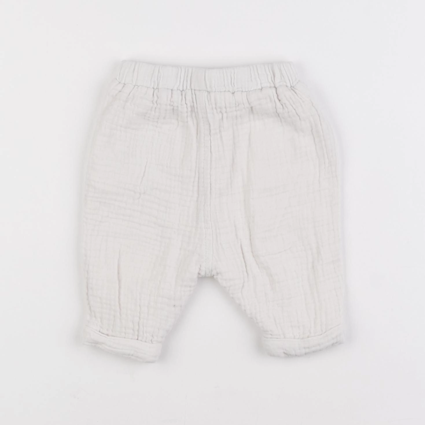 Vertbaudet - pantalon blanc - 1 mois