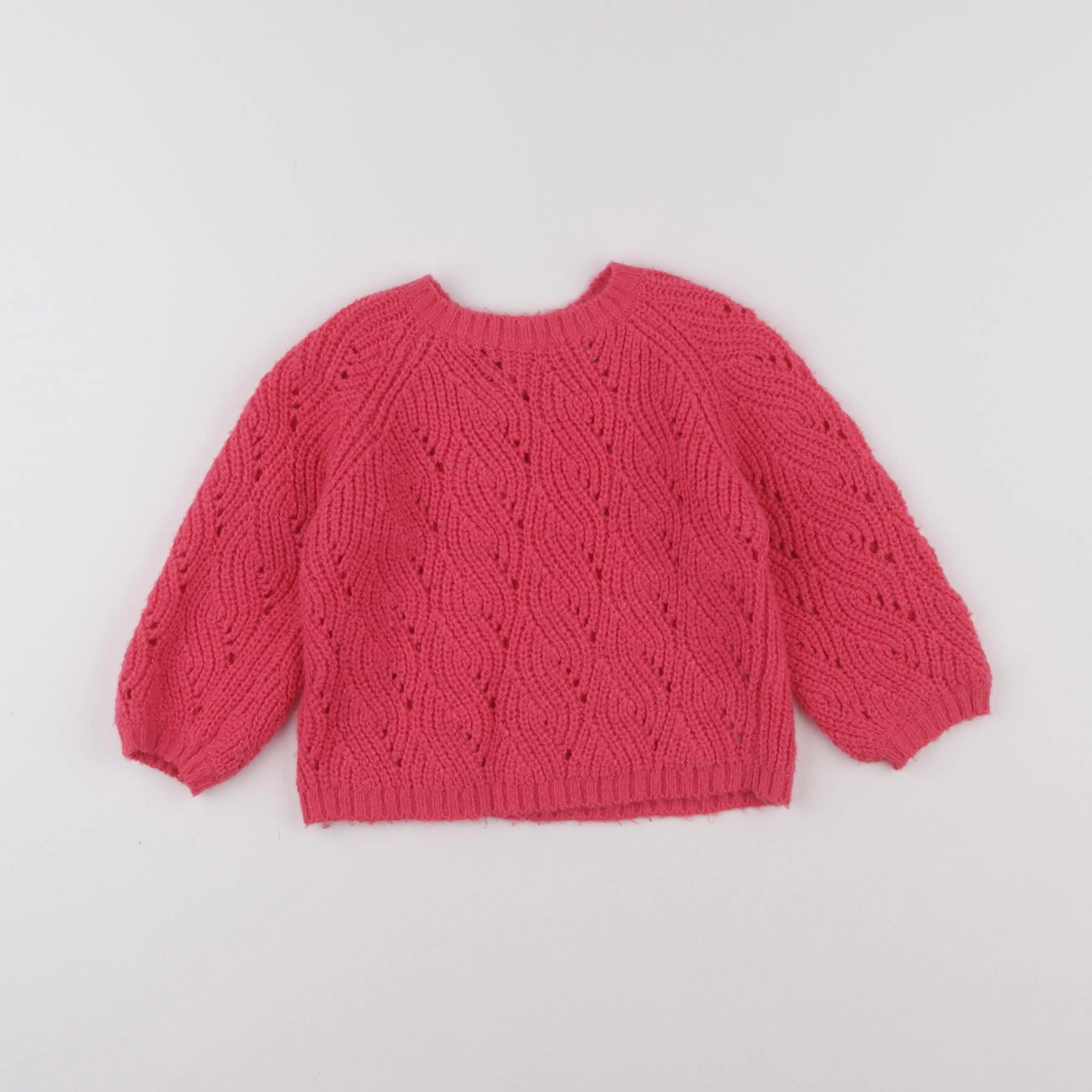 Vertbaudet - pull rose - 18 mois