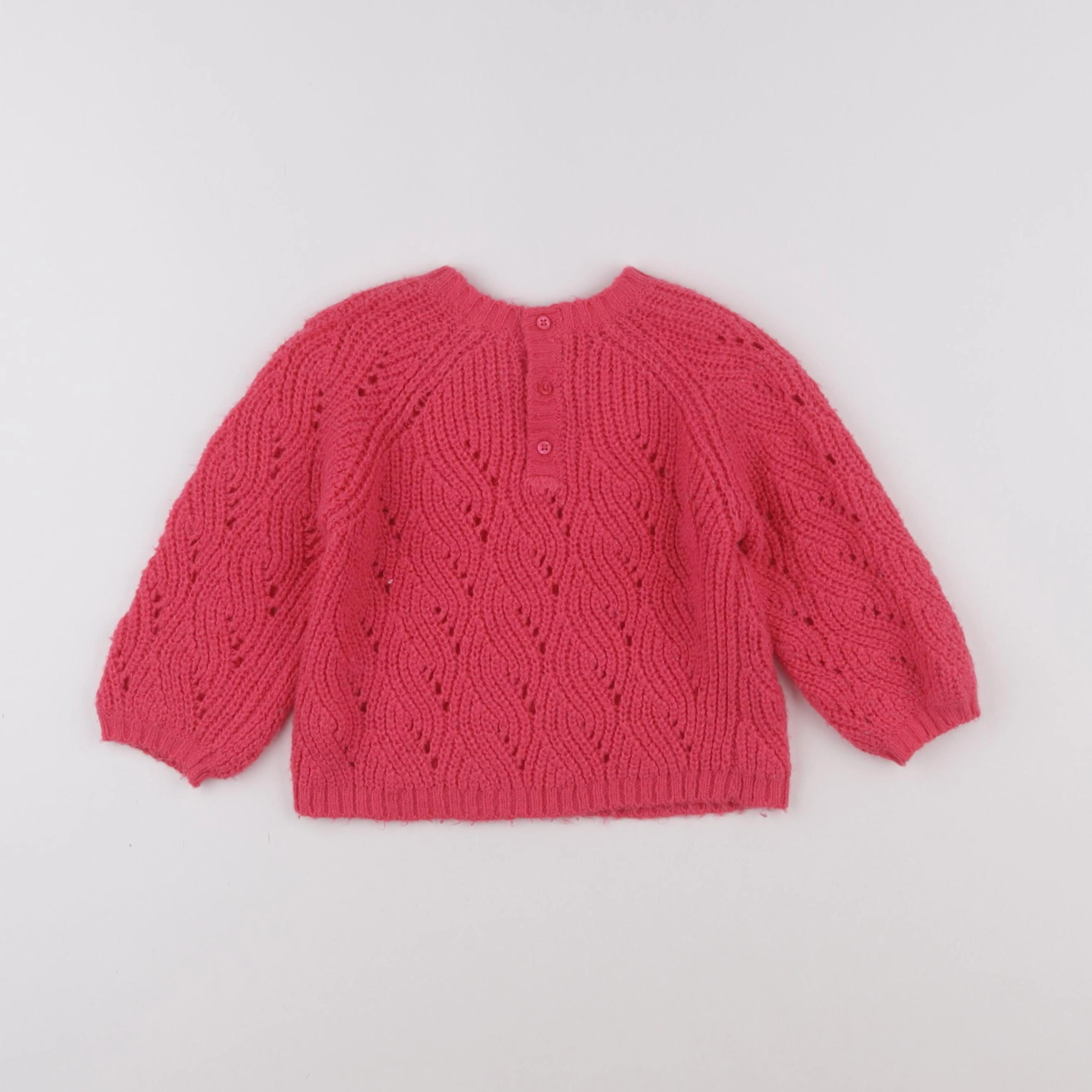 Vertbaudet - pull rose - 18 mois