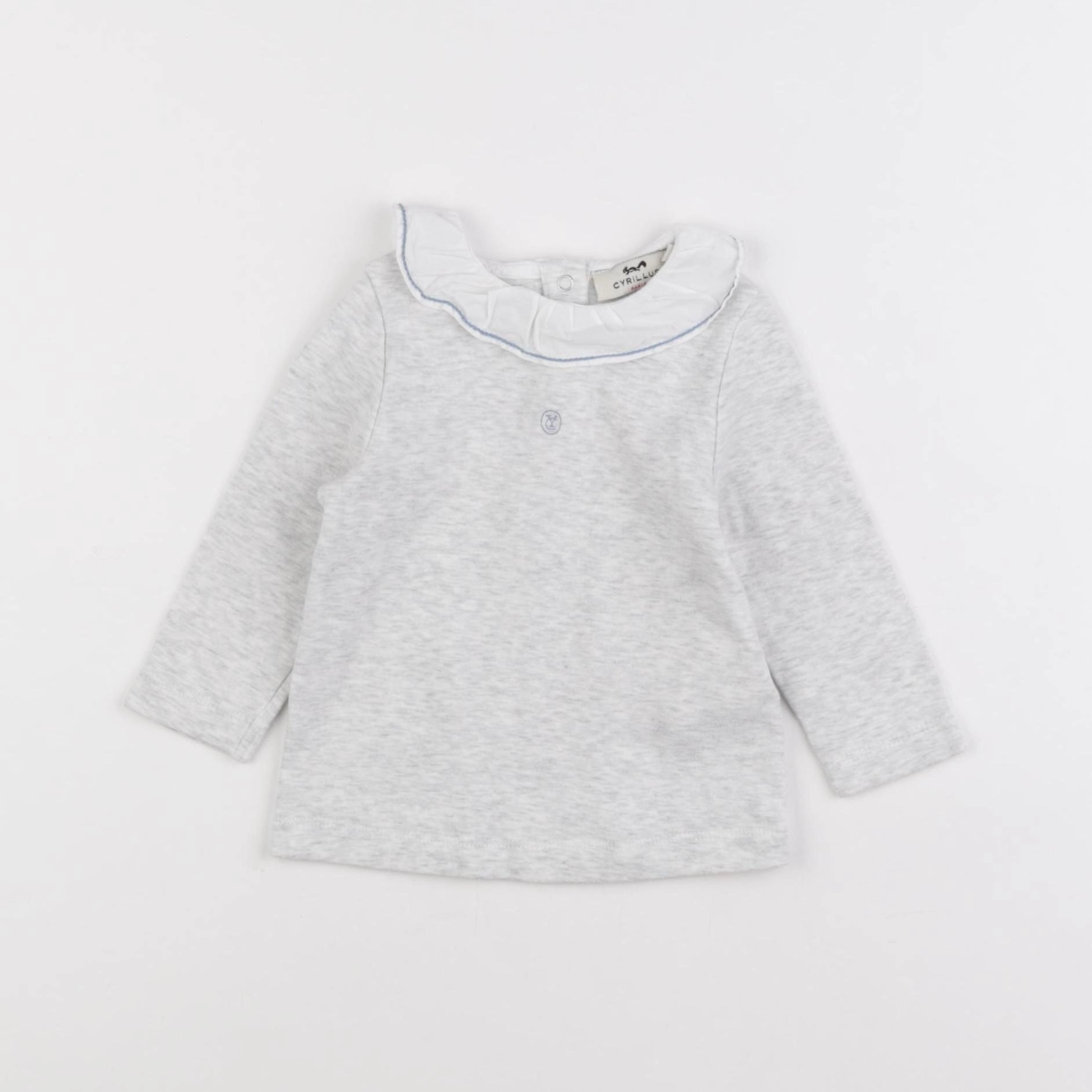 Cyrillus - tee-shirt gris - 12 mois