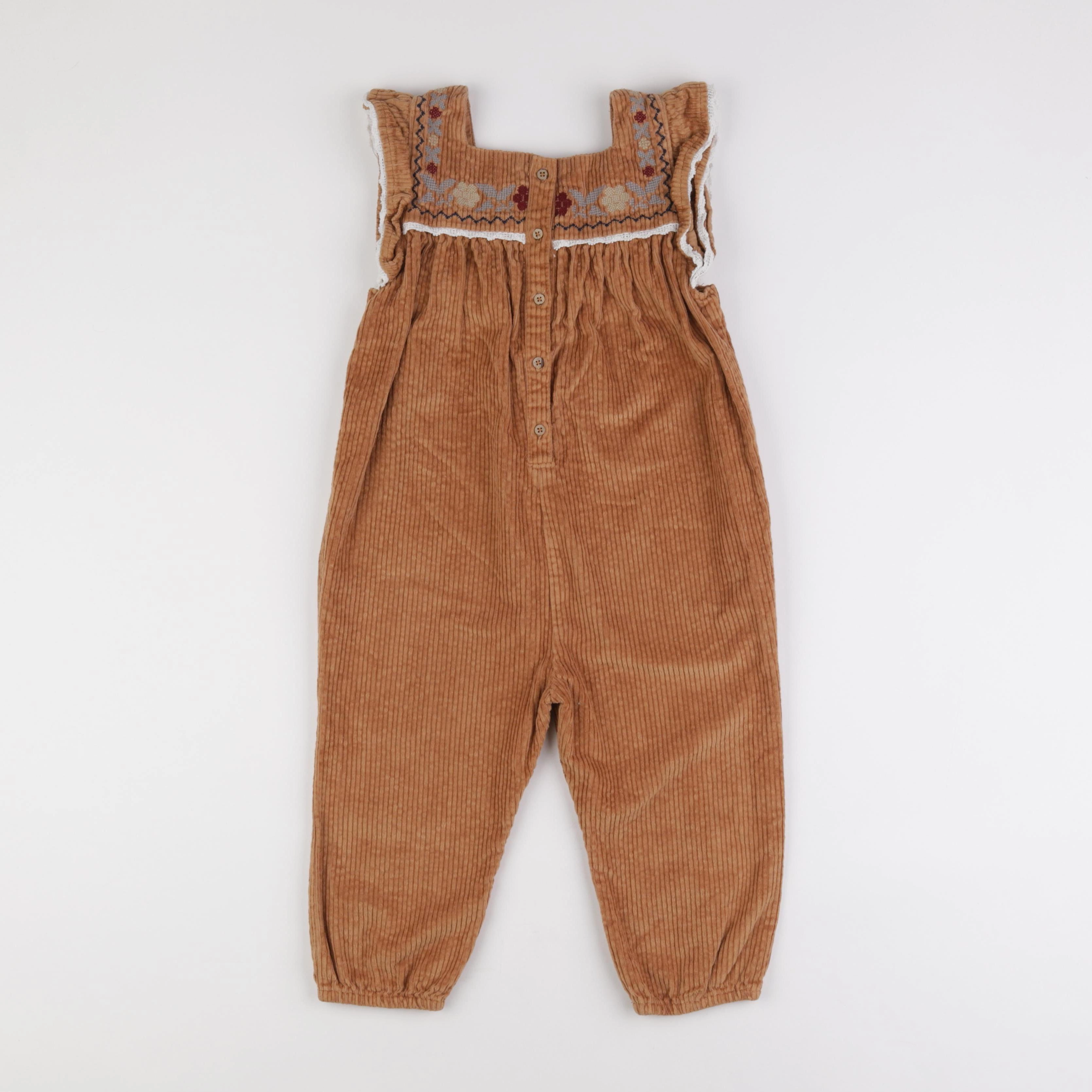 Zara - combinaison marron - 3/4 ans