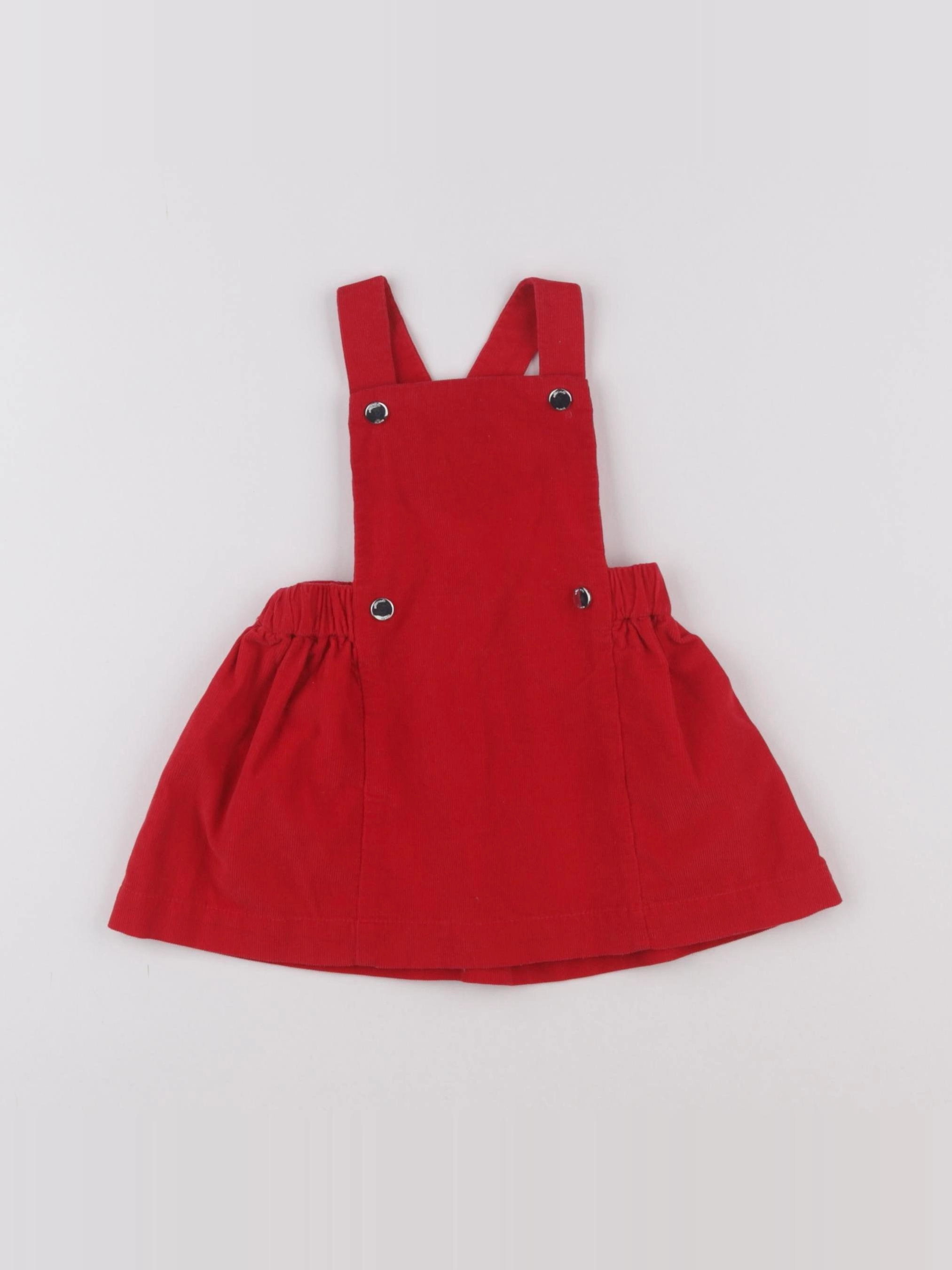 Jacadi - robe rouge - 12 mois