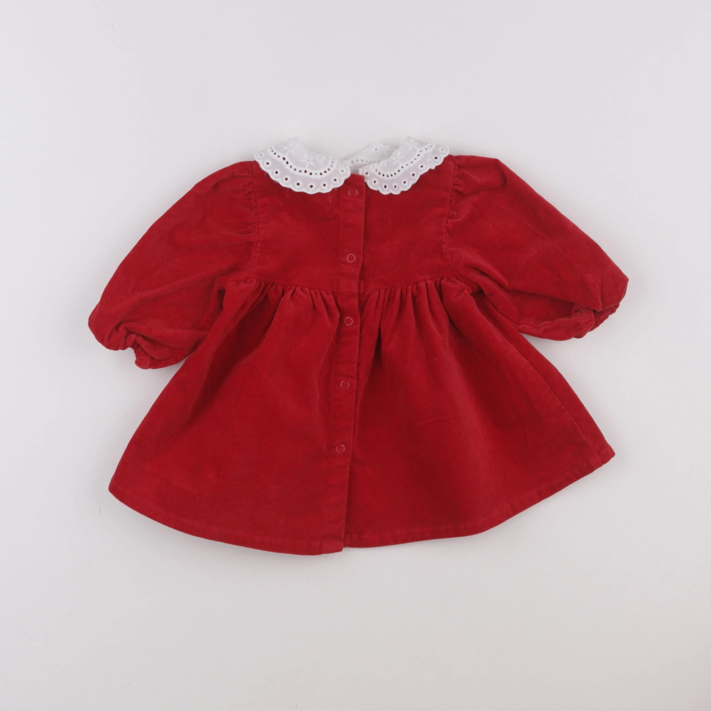 Vertbaudet - robe rouge - 3 mois